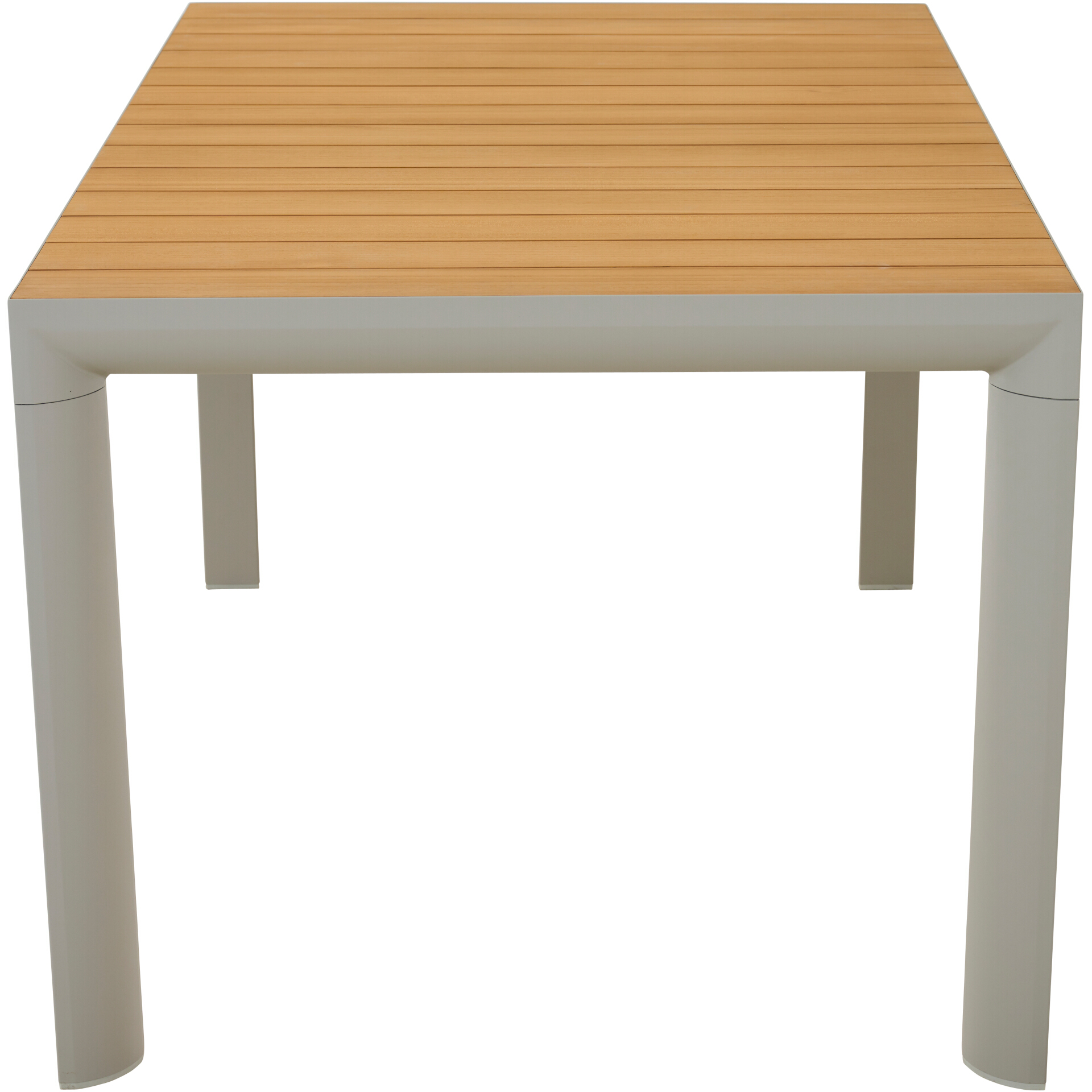 Gartentisch SILVA matt seidengrau / Teak FSC | Ess...