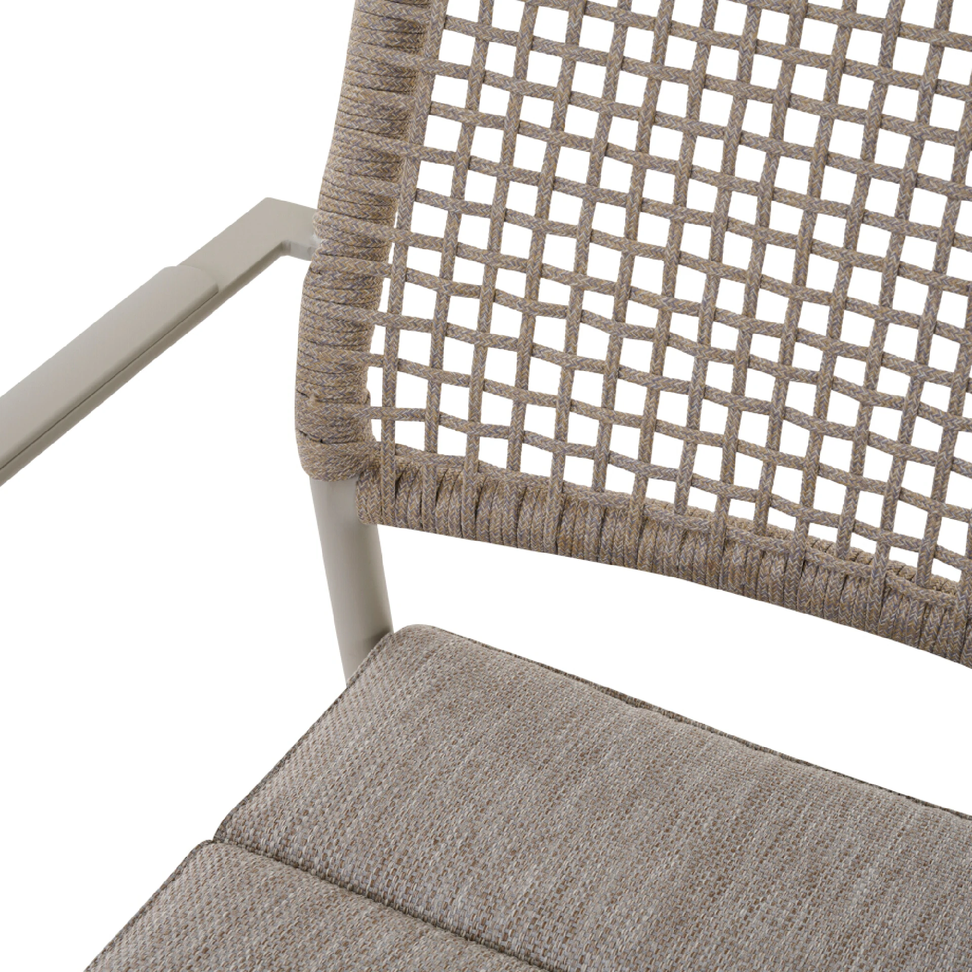 KENT Stapelsessel | taupe grau / seidengrau