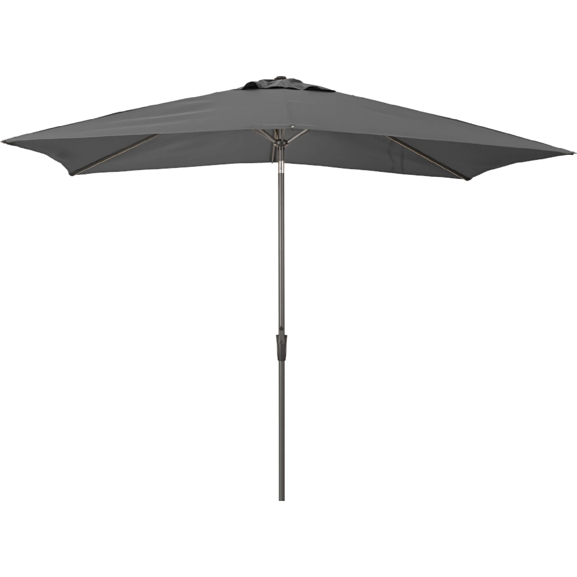 FAGUS Mittelstockschirm Autotilt | 250 x 200 cm | natur / anthrazit