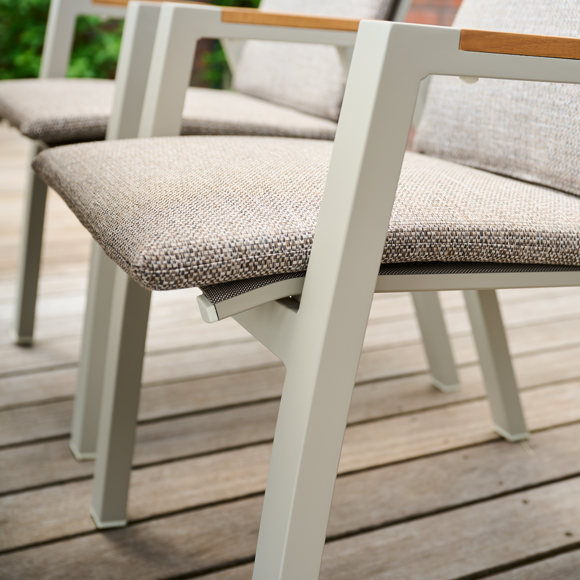 LINDOS Stapelsessel | inkl. Auflage | Teakholz FSC...