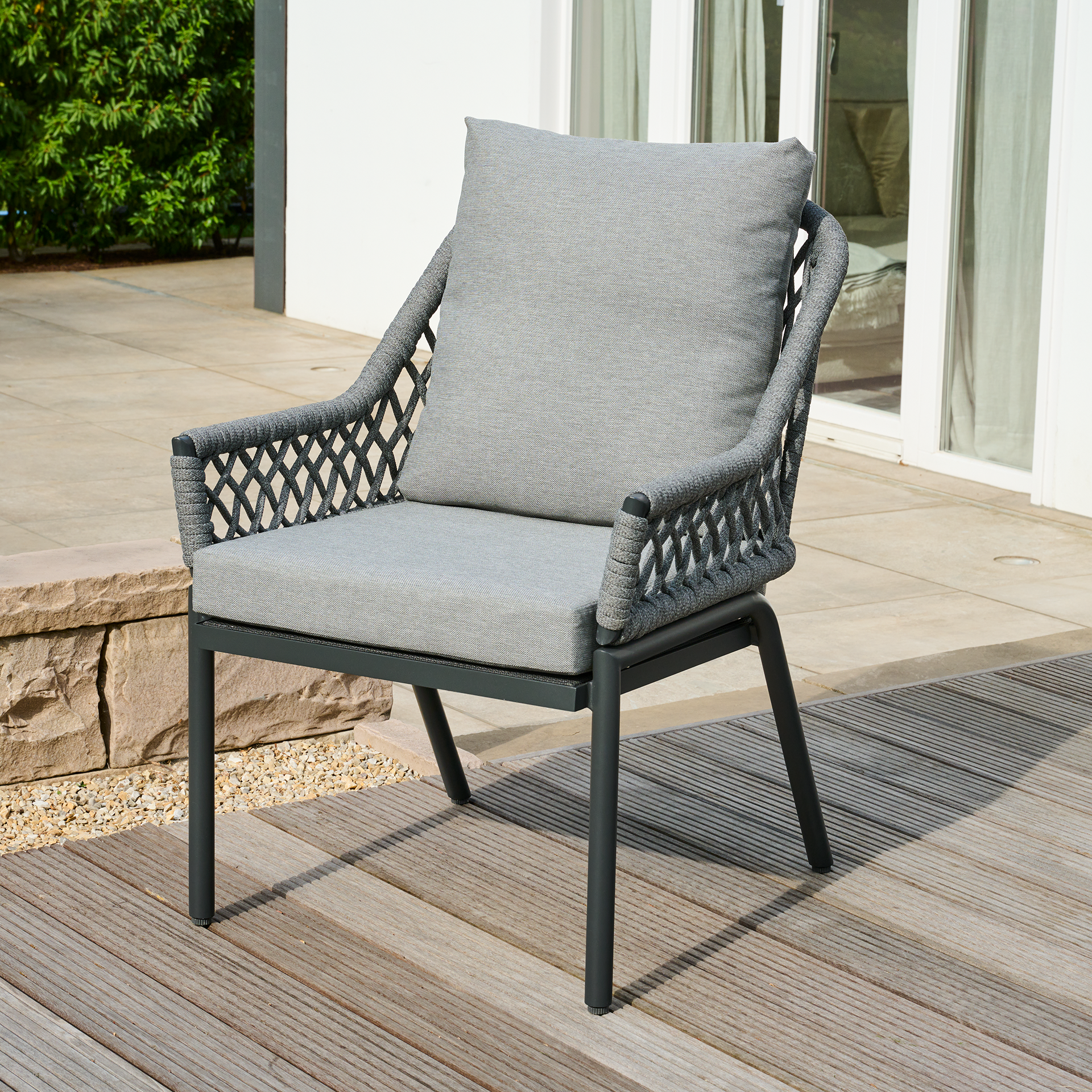 CHESTER Gartensessel Comfort plus | hellgrau mix /...