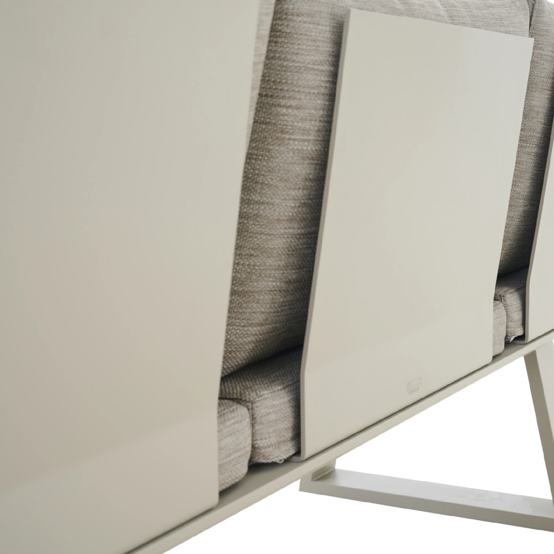 REPTON 3er Dining Bank | mix taupe / seidengrau