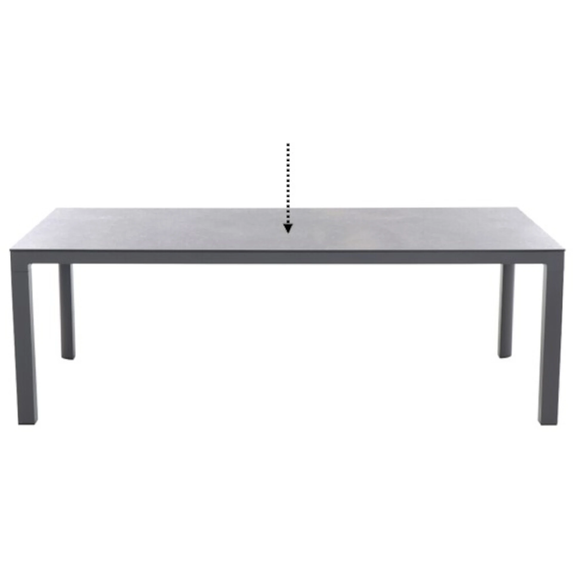 HPL Tischplatte zu SILVA Tisch