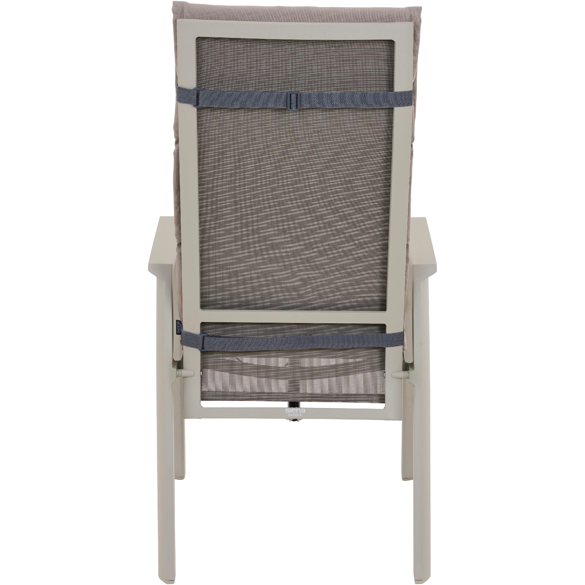 SINCRO/VALENCIA Gartenmöbel Set | 6 Sitzplätze | washed grey / matt seidengrau | inkl. Auflage