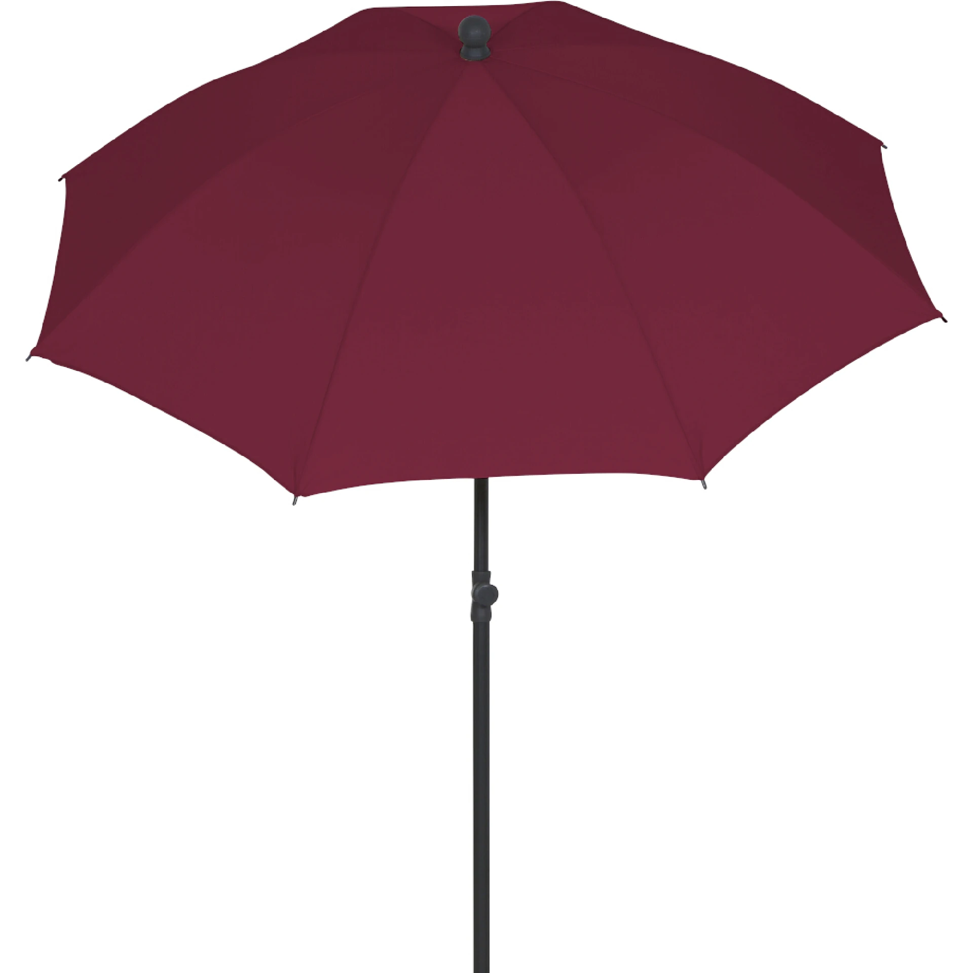 CITY Push Mittelstockschirm | Ø 180 cm | plum / a...