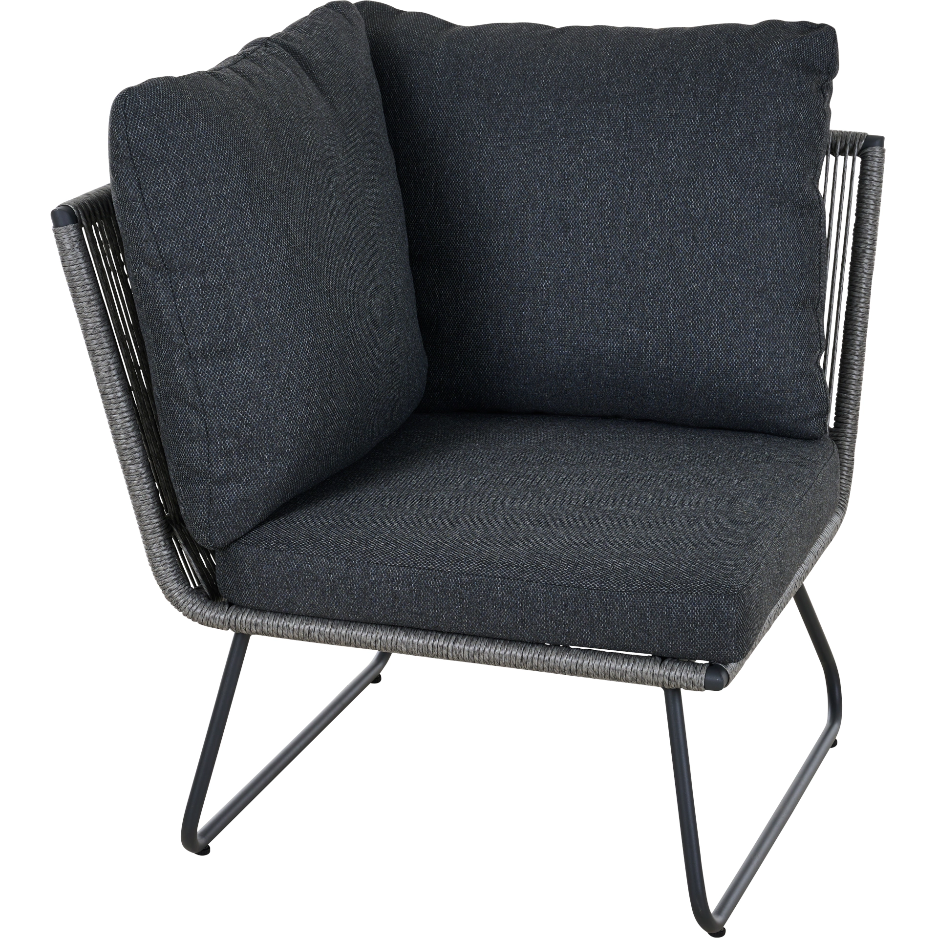Sets | Kansas Loungetisch + Ecklounge grau | SIENA...