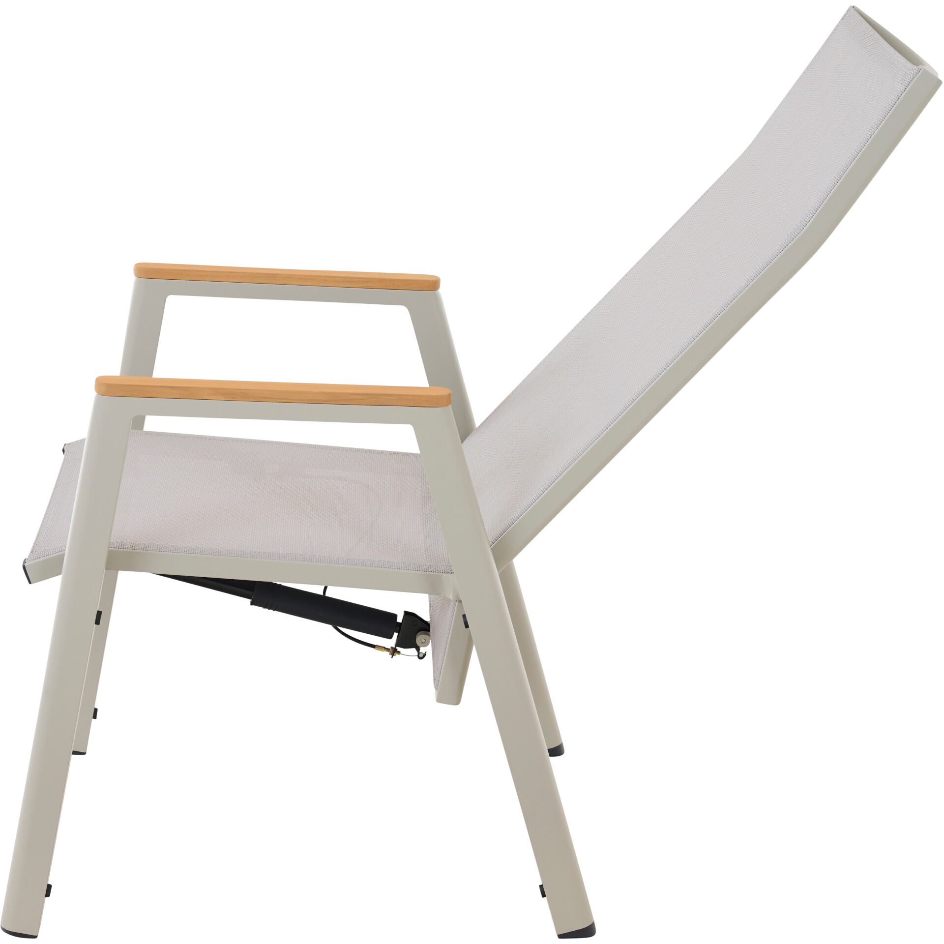 BOLOGNA Move Sessel | Teakholz FSC 100 % | taupe g...