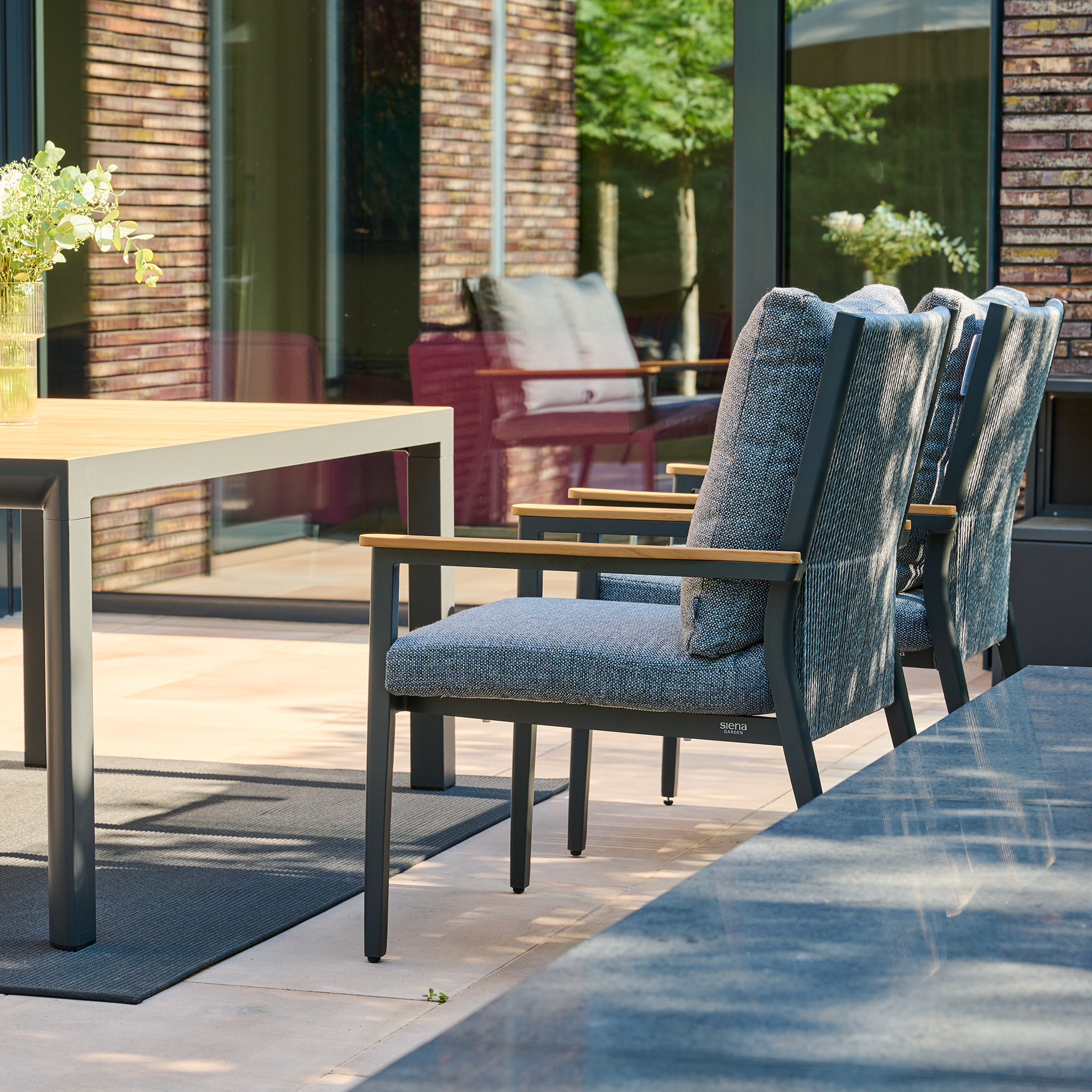 LIGURIA Gartensessel Comfort plus | mix grey / ant...