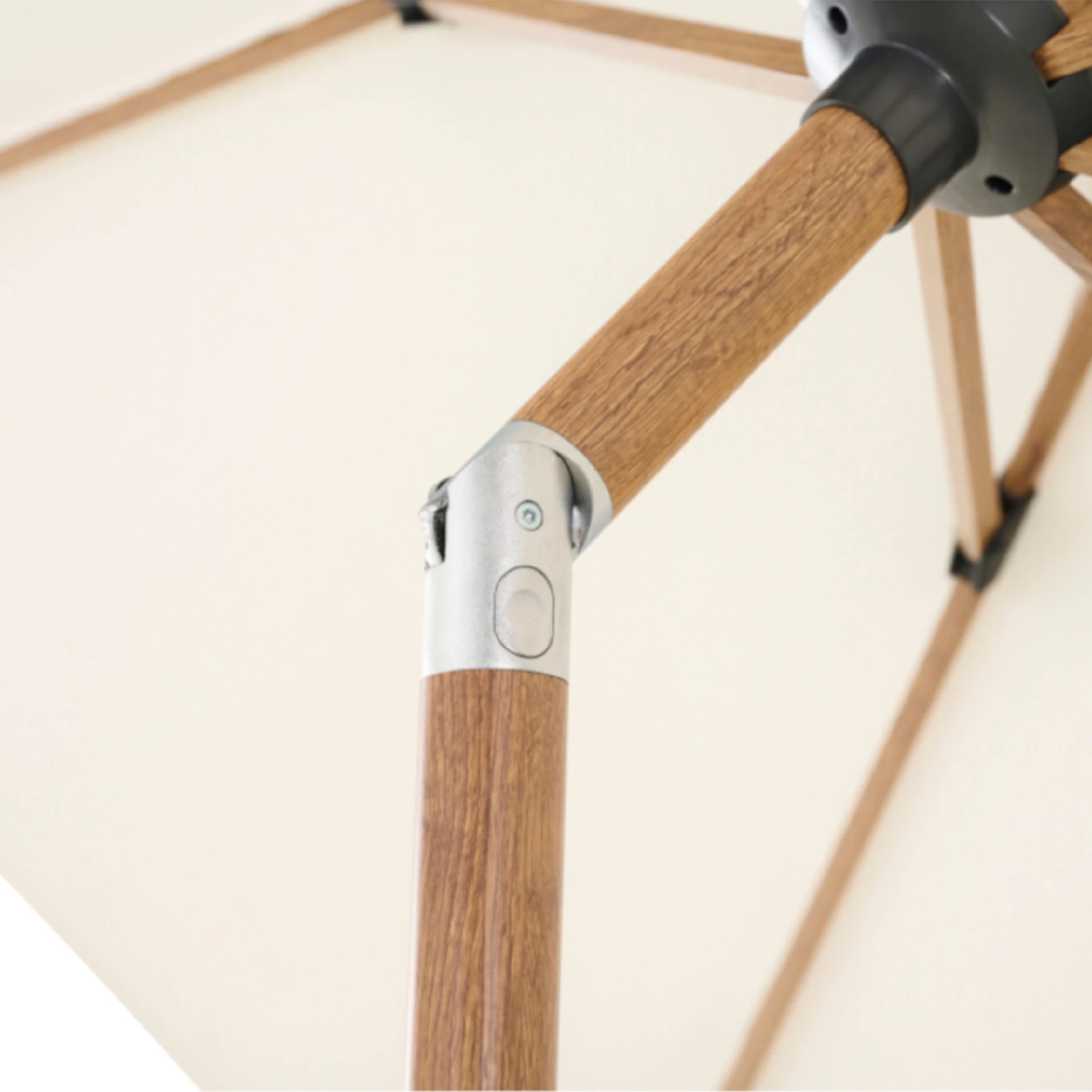 PINO Mittelstockschirm | Ø 300 cm | natur-meliert...