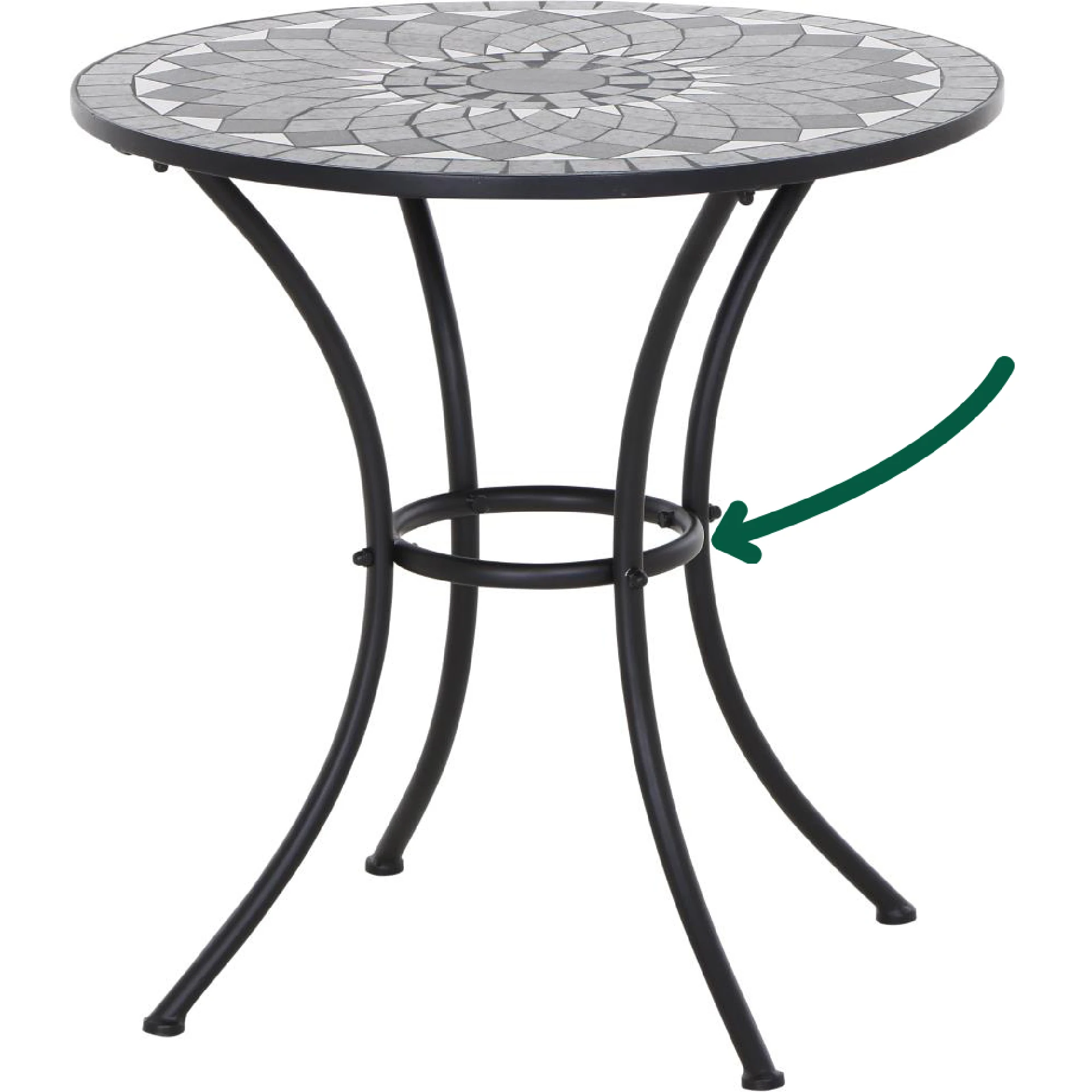 Verbindingsring voor decoratietafel