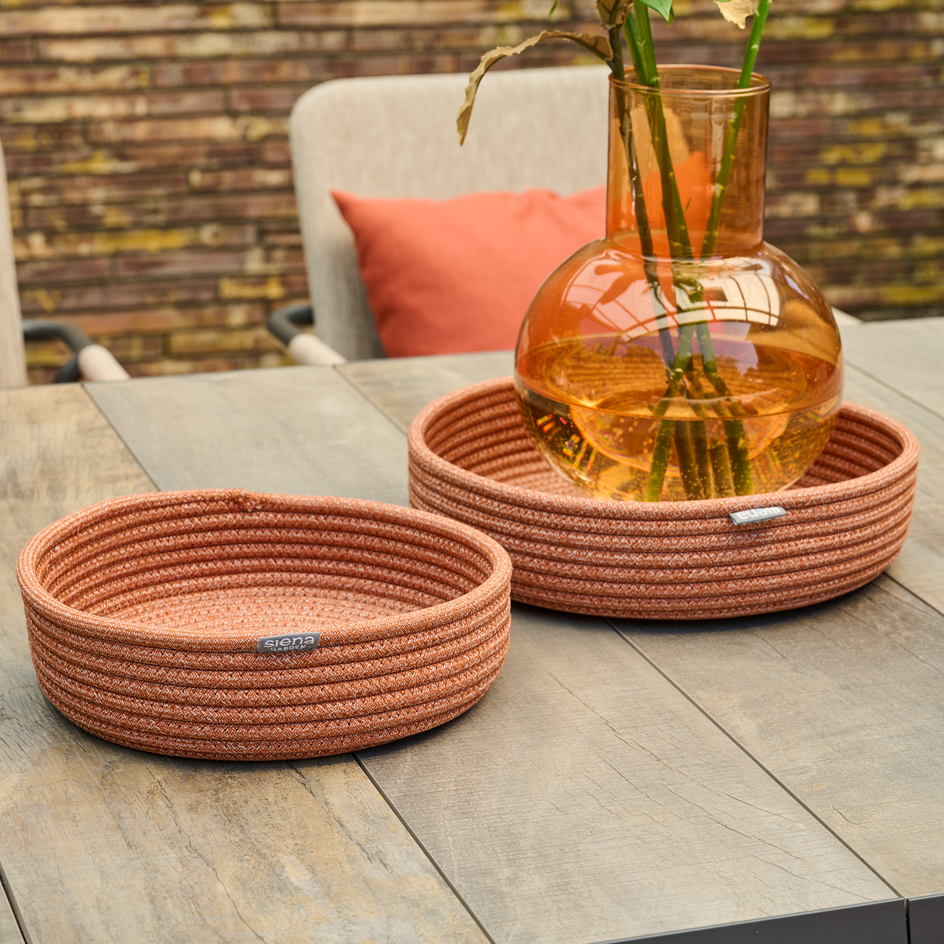 BOWL Dekoschalen Set | 2-teilig | Ø25 und Ø30 cm...