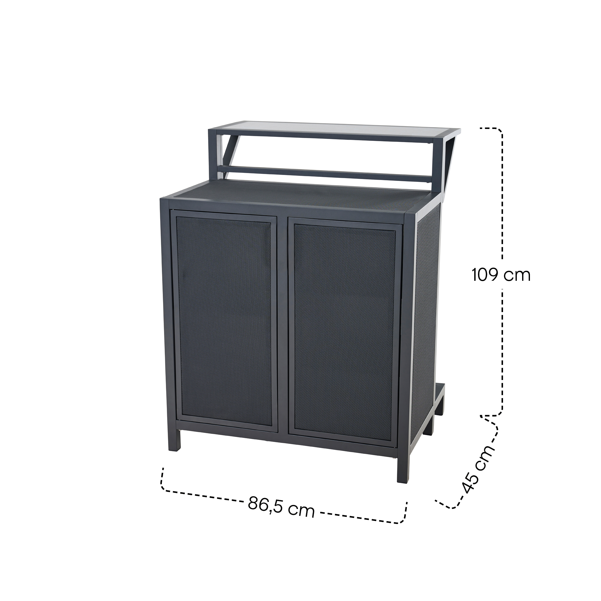 PALMA Outdoorküche | Thekenelement | 77 x 86,5 x ...