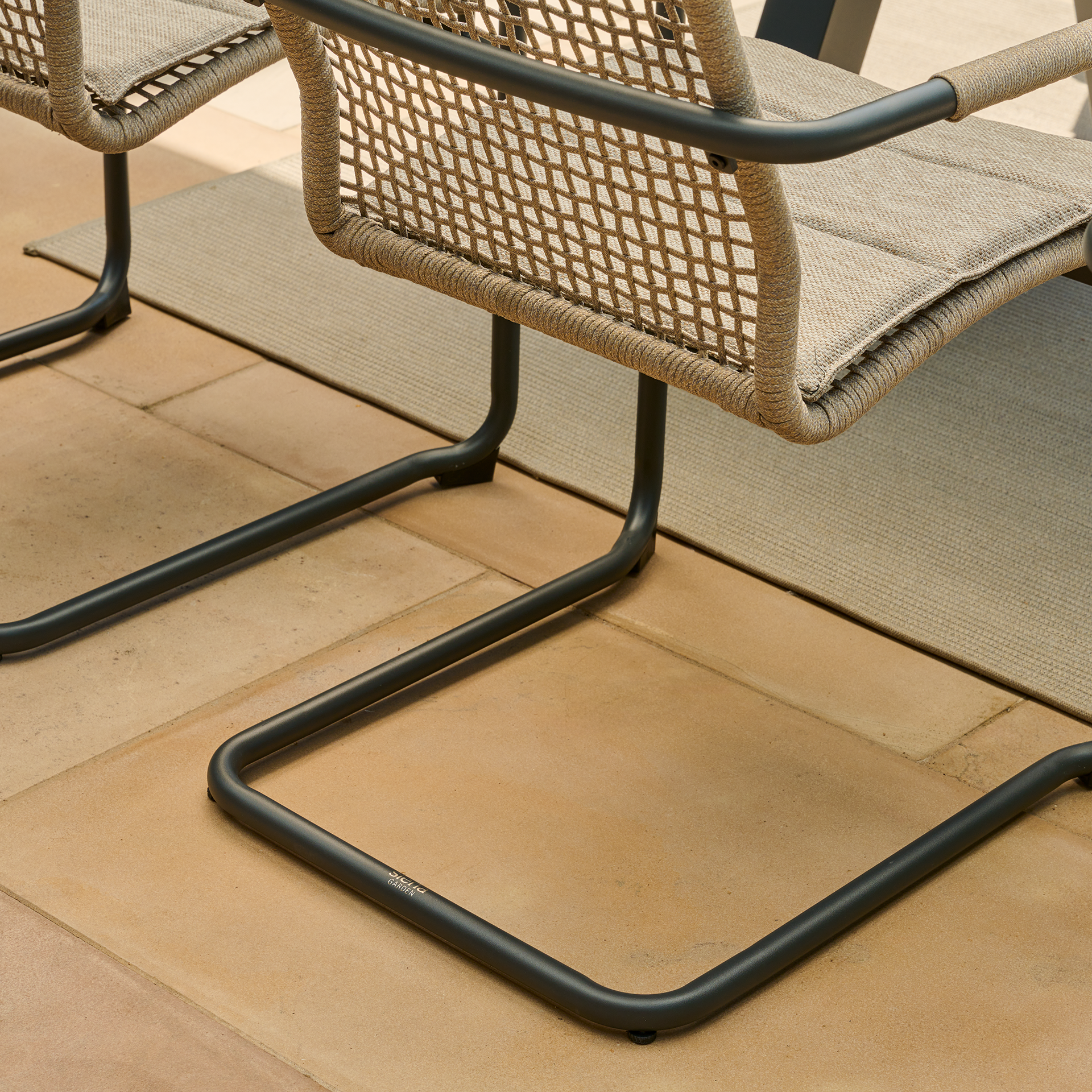 REPTON Schwingstuhl | mix taupe / anthrazit