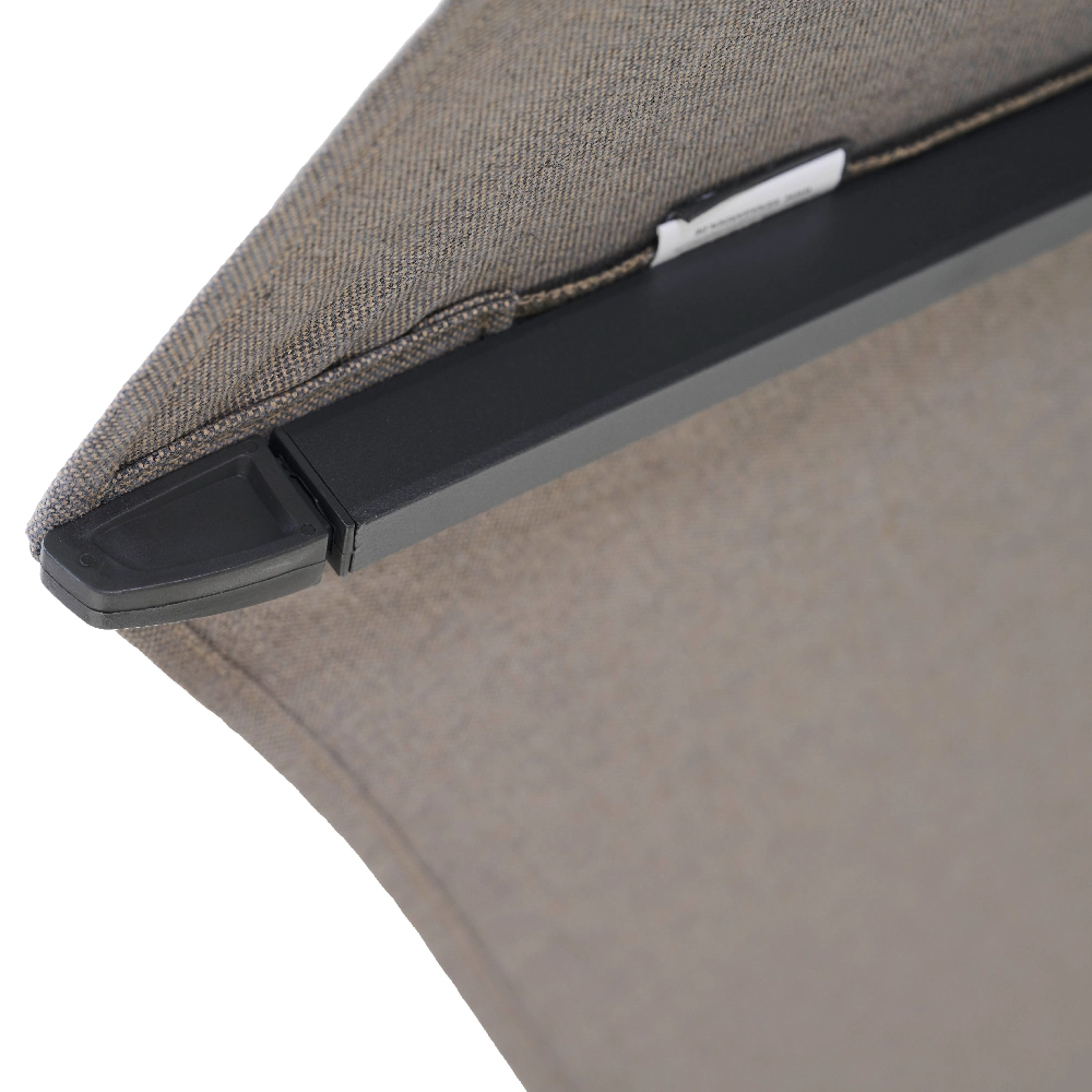 PINO N+ zweefparasol | Ø 350 cm | taupe-gemêleerd / ...
