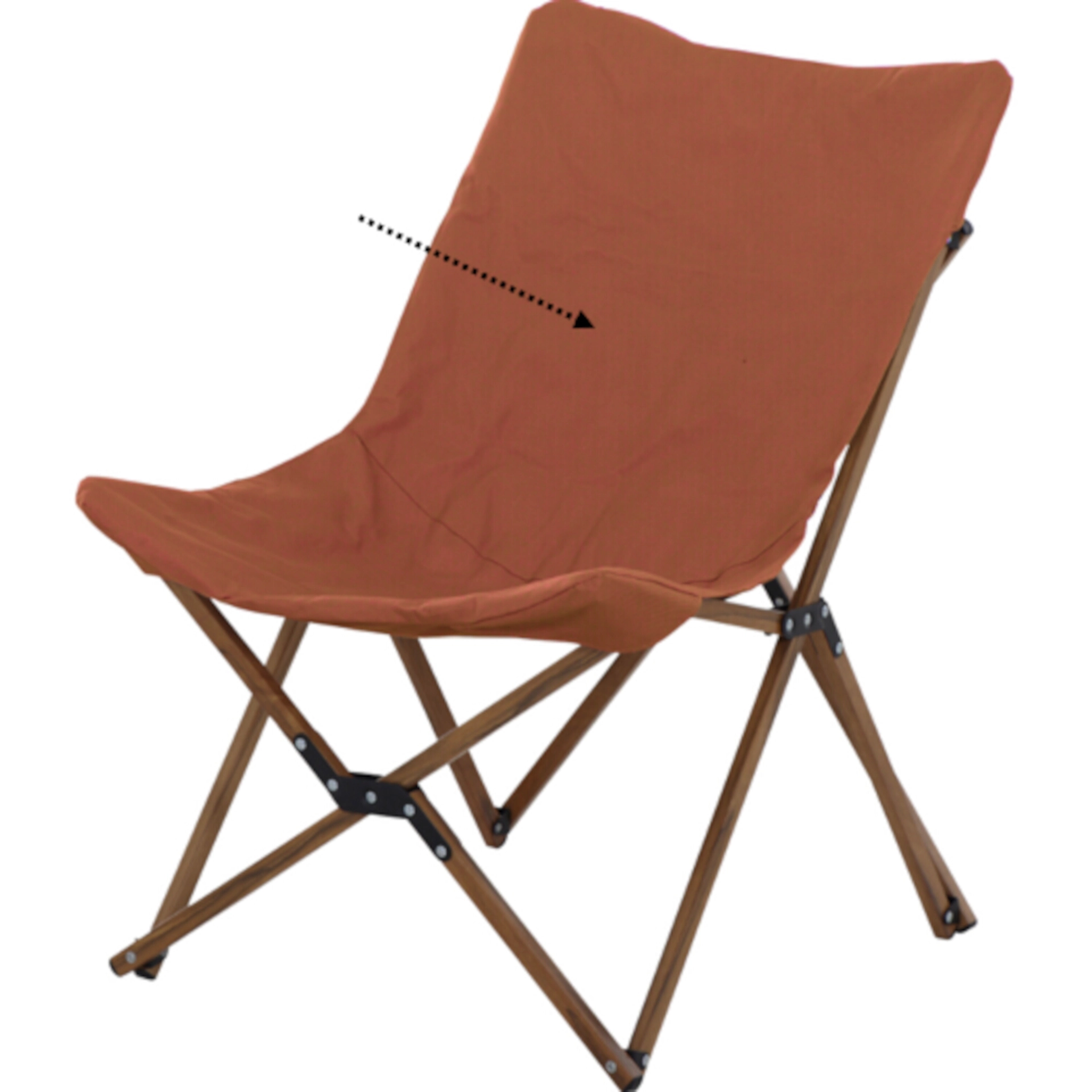 Bezug Campingstuhl Trend | terracotta