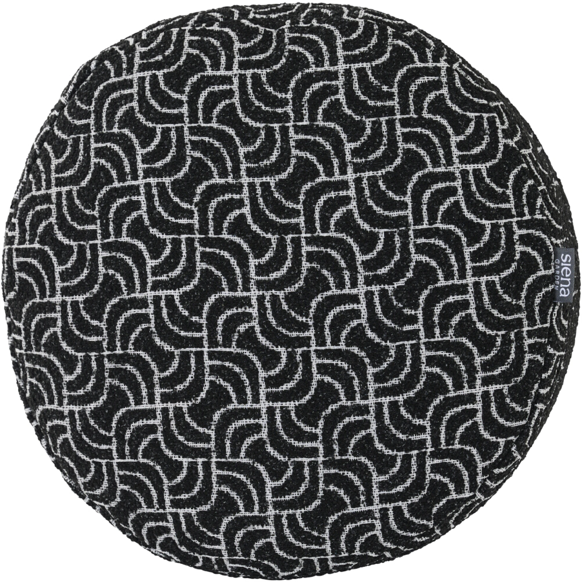BLACK & WHITE Dekokissen | Ø 35 cm