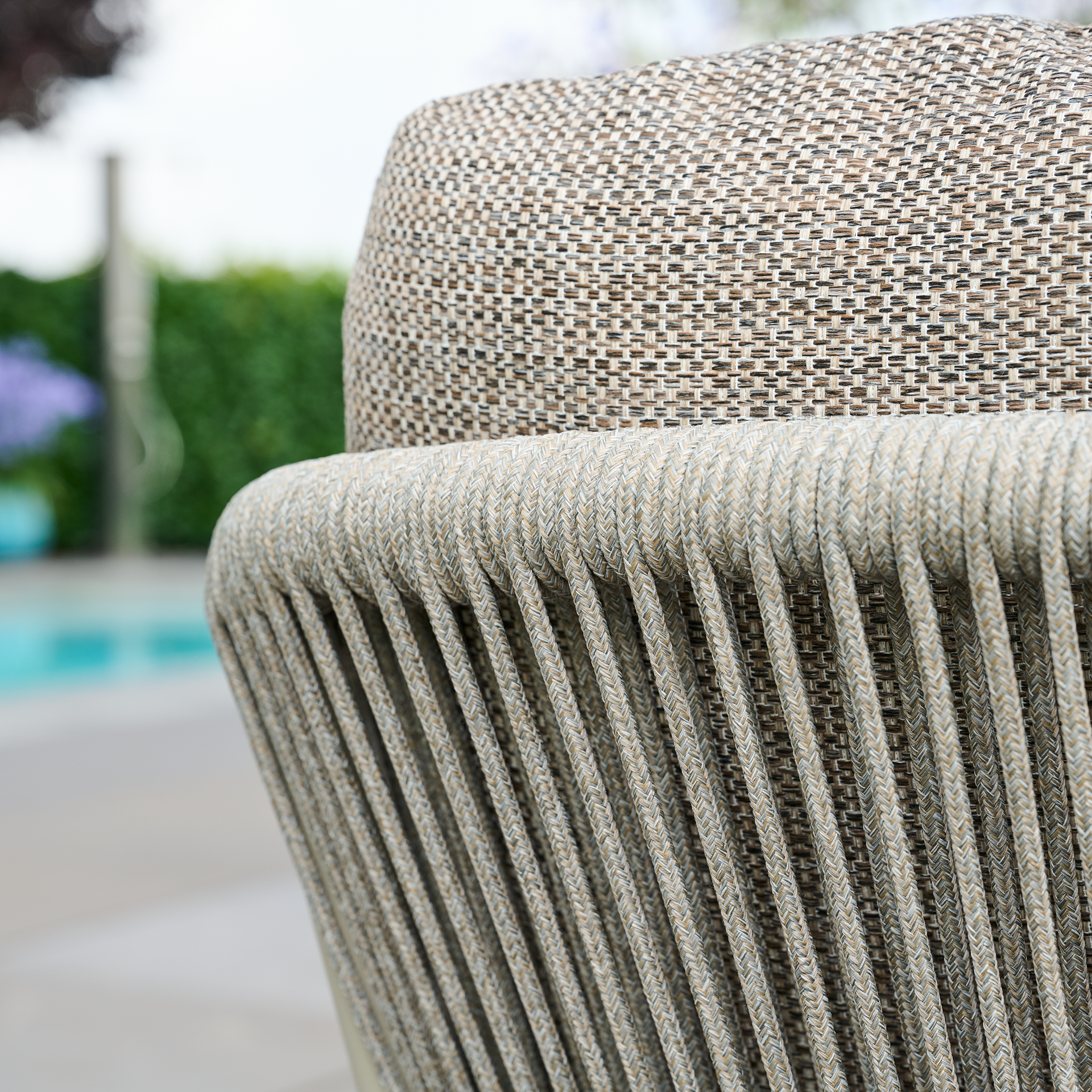 MERANO Stapelsessel | inkl. Kissen | taupe grau / ...