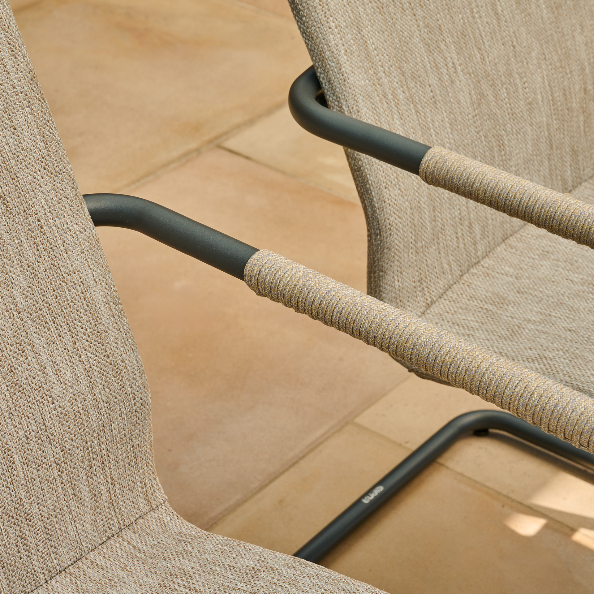 REPTON Schwingstuhl | taupe grau / anthrazit