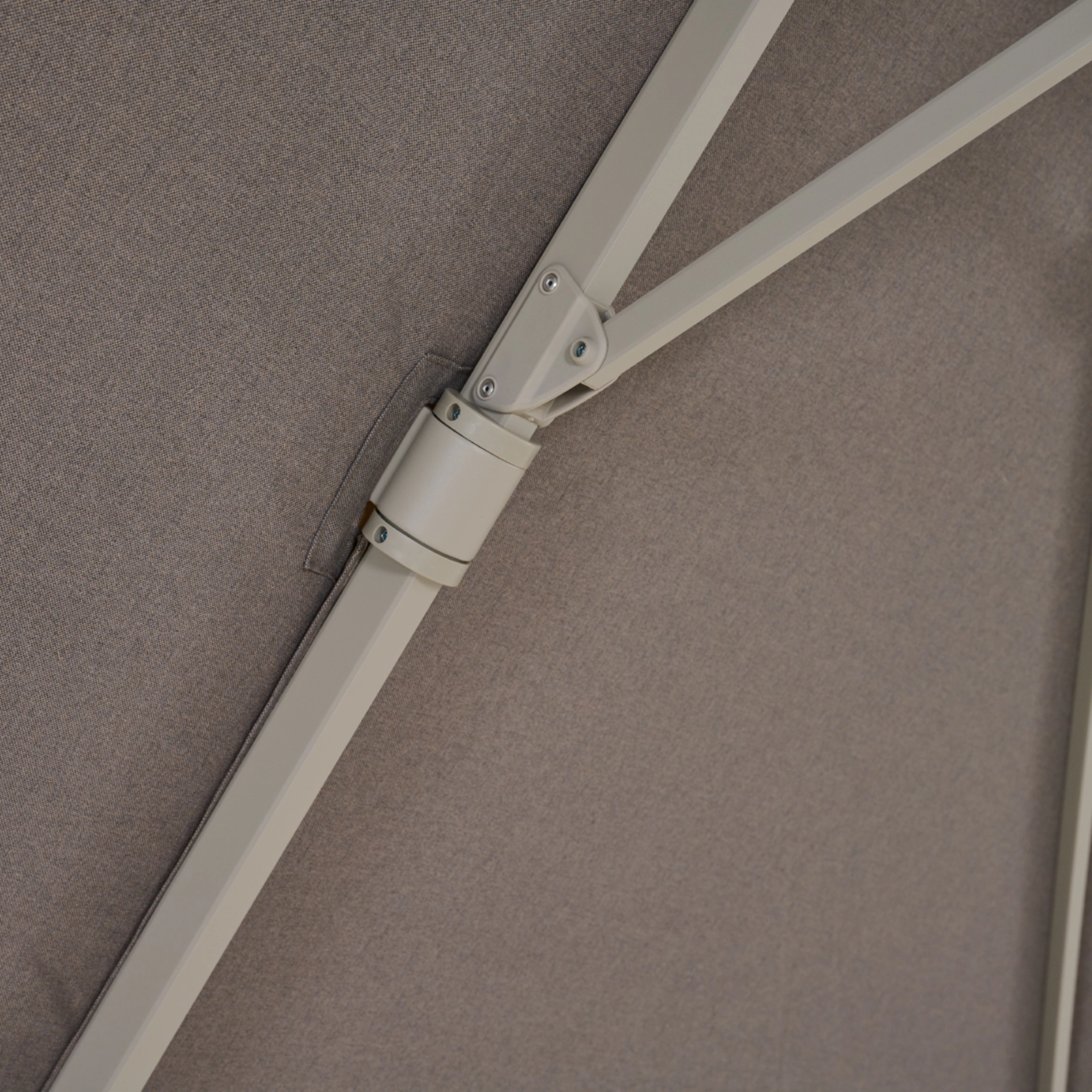 PINO N+ Ampelschirm | 300 x 300 cm | taupe-meliert...