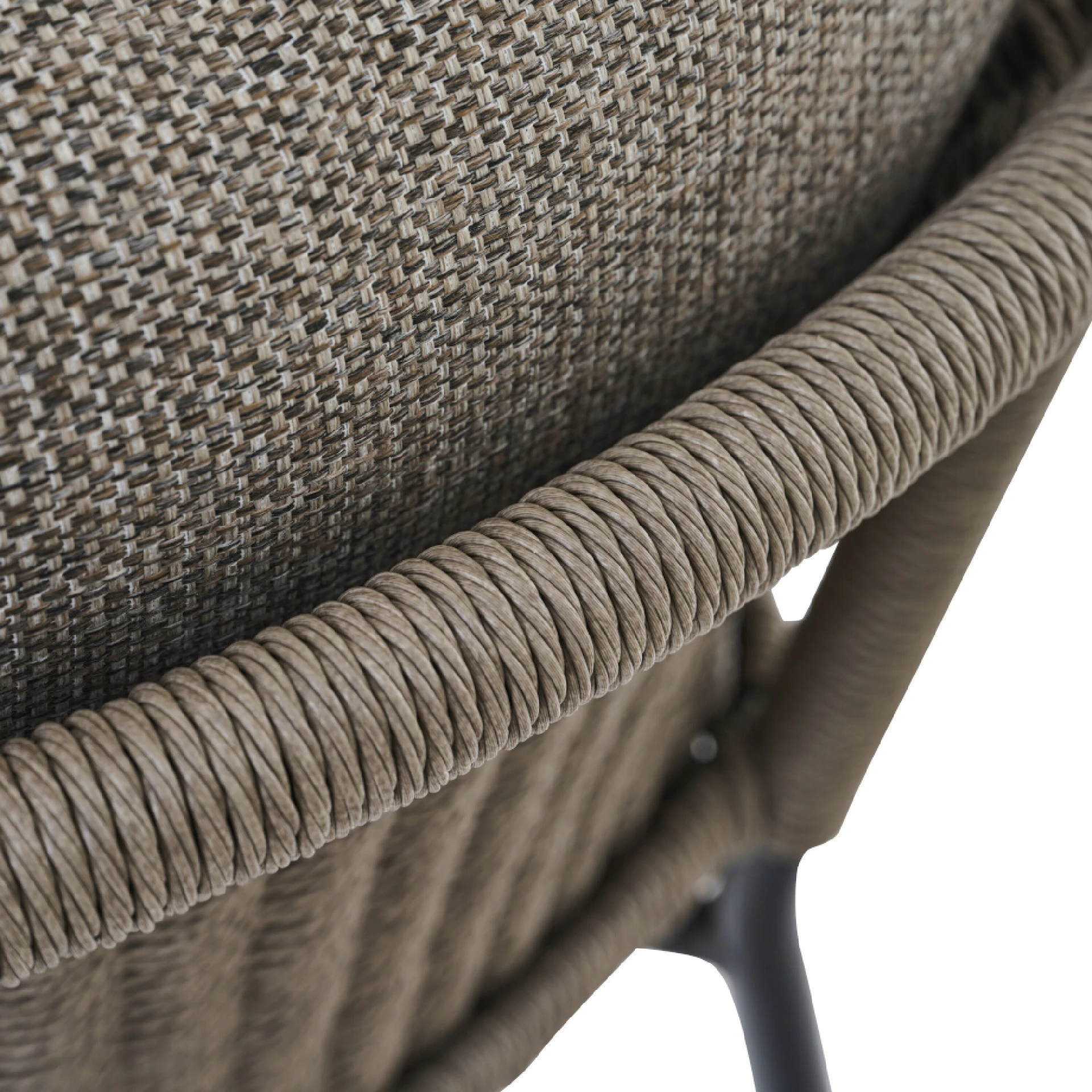 MERANO Stapelsessel | inkl. Kissen | taupe / anthr...