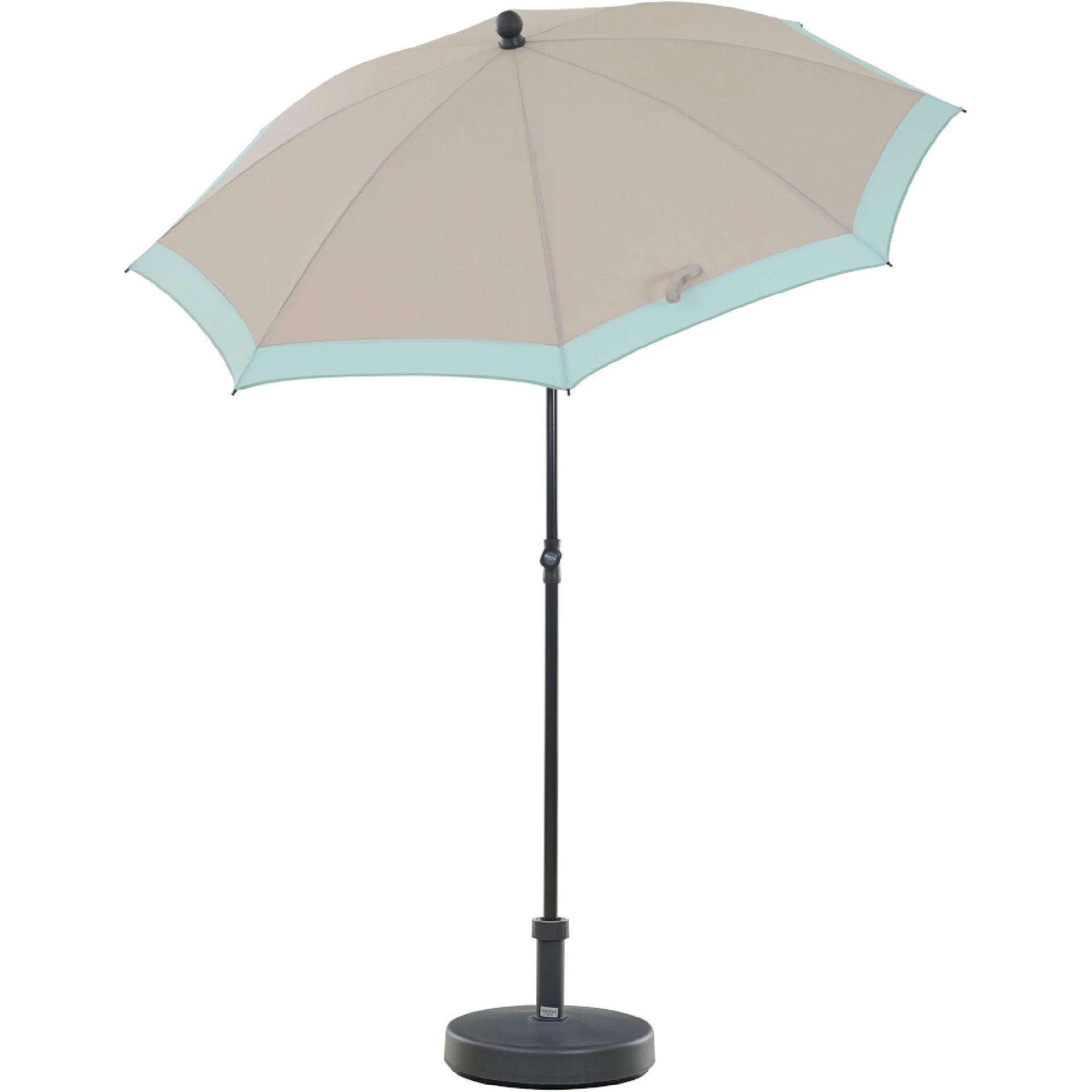 CITY Push Mittelstockschirm | Ø 180 cm | beige-ni...