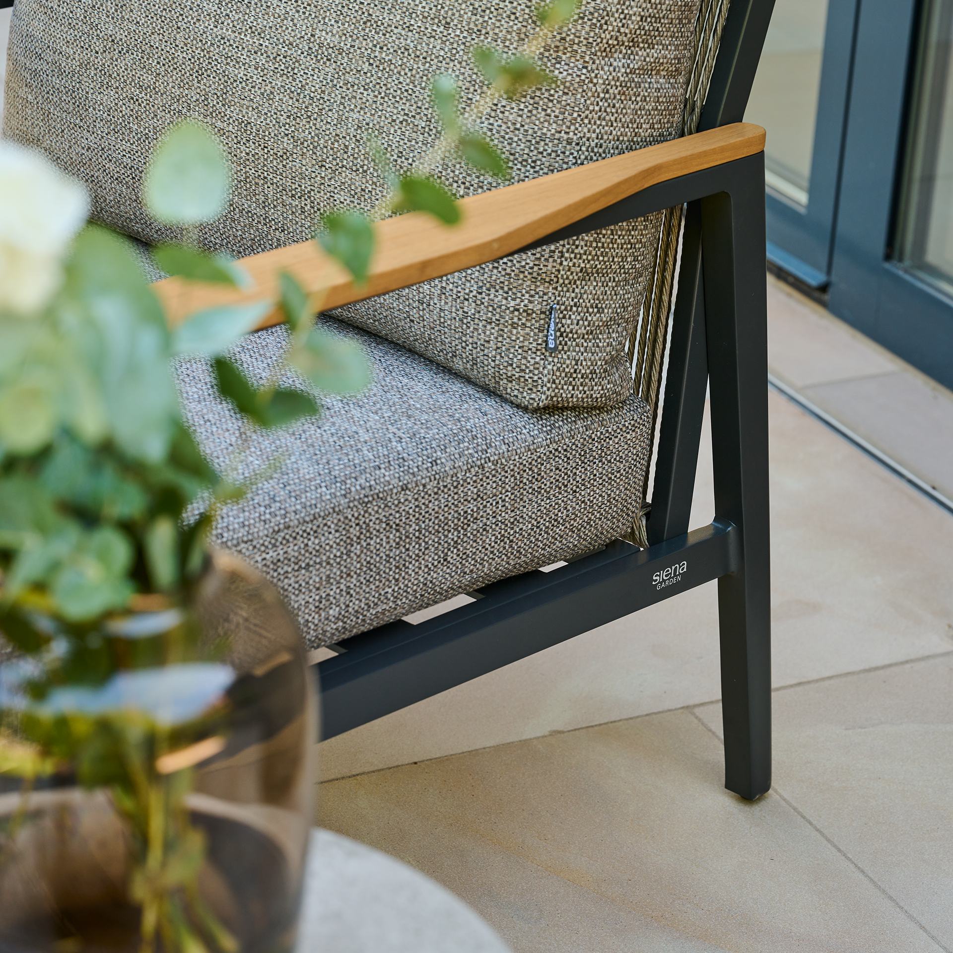 LIGURIA Balkonset | 2 Loungesessel + Tisch