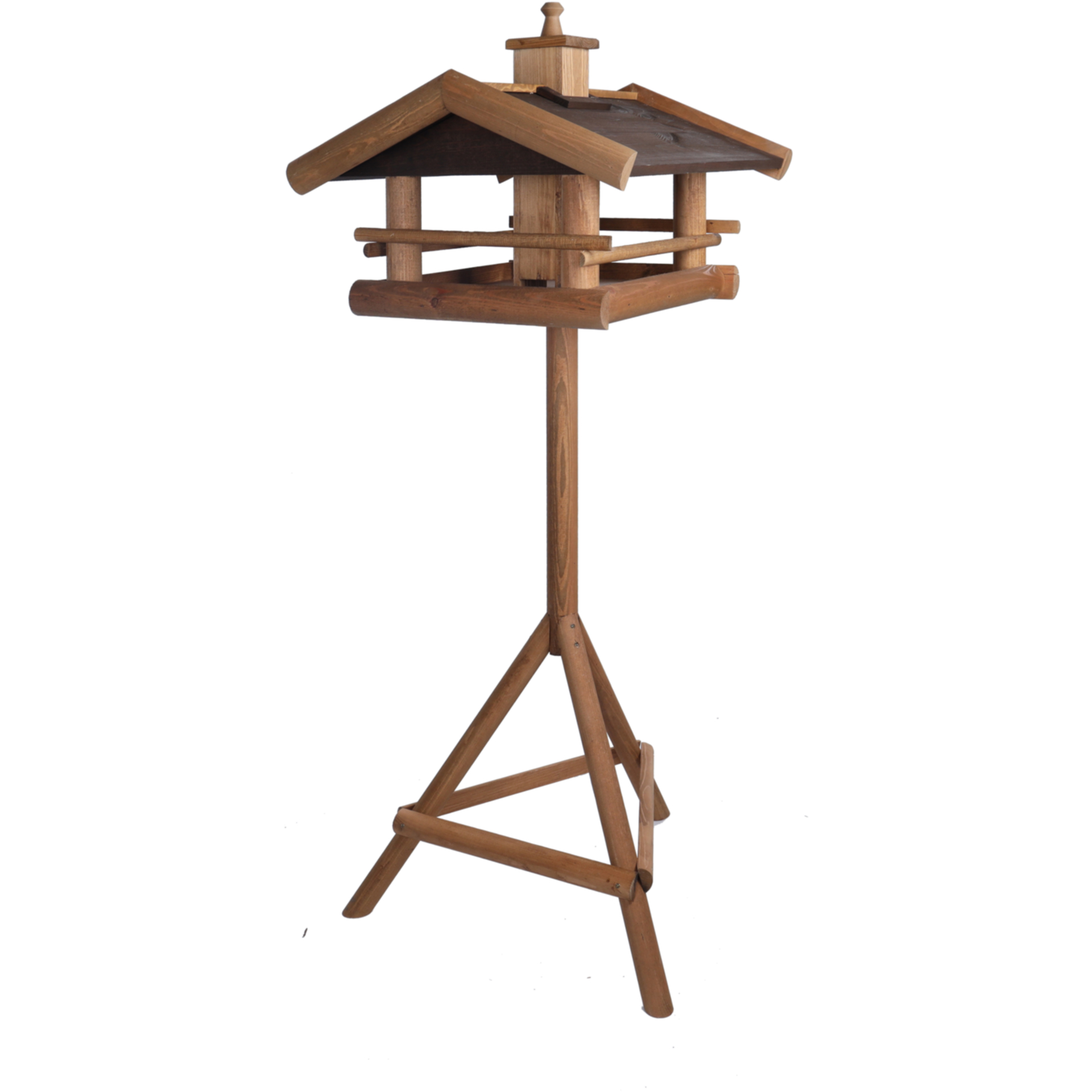 FELINA Vogelhaus  | 60 x 60 x 150 cm  | braun