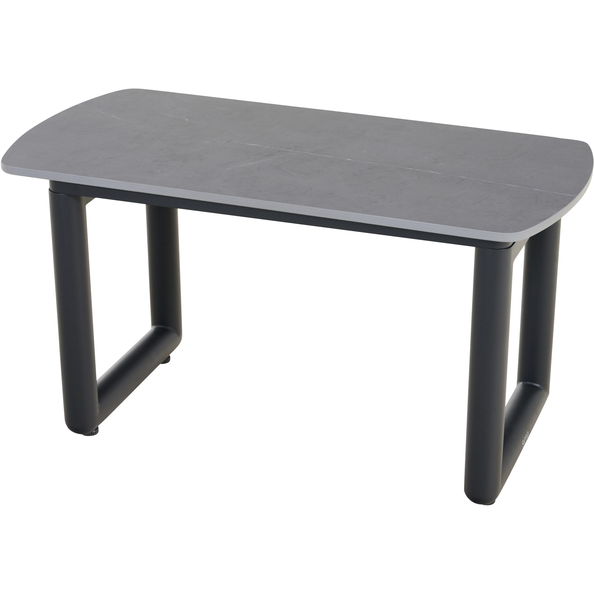 CLIFTON Beistelltisch | 80 x 40 cm | gesinterter Stein dunkelgrau CLIFTON Beistelltisch | 80 x 40 cm | gesinterter Stein dunkelgrau