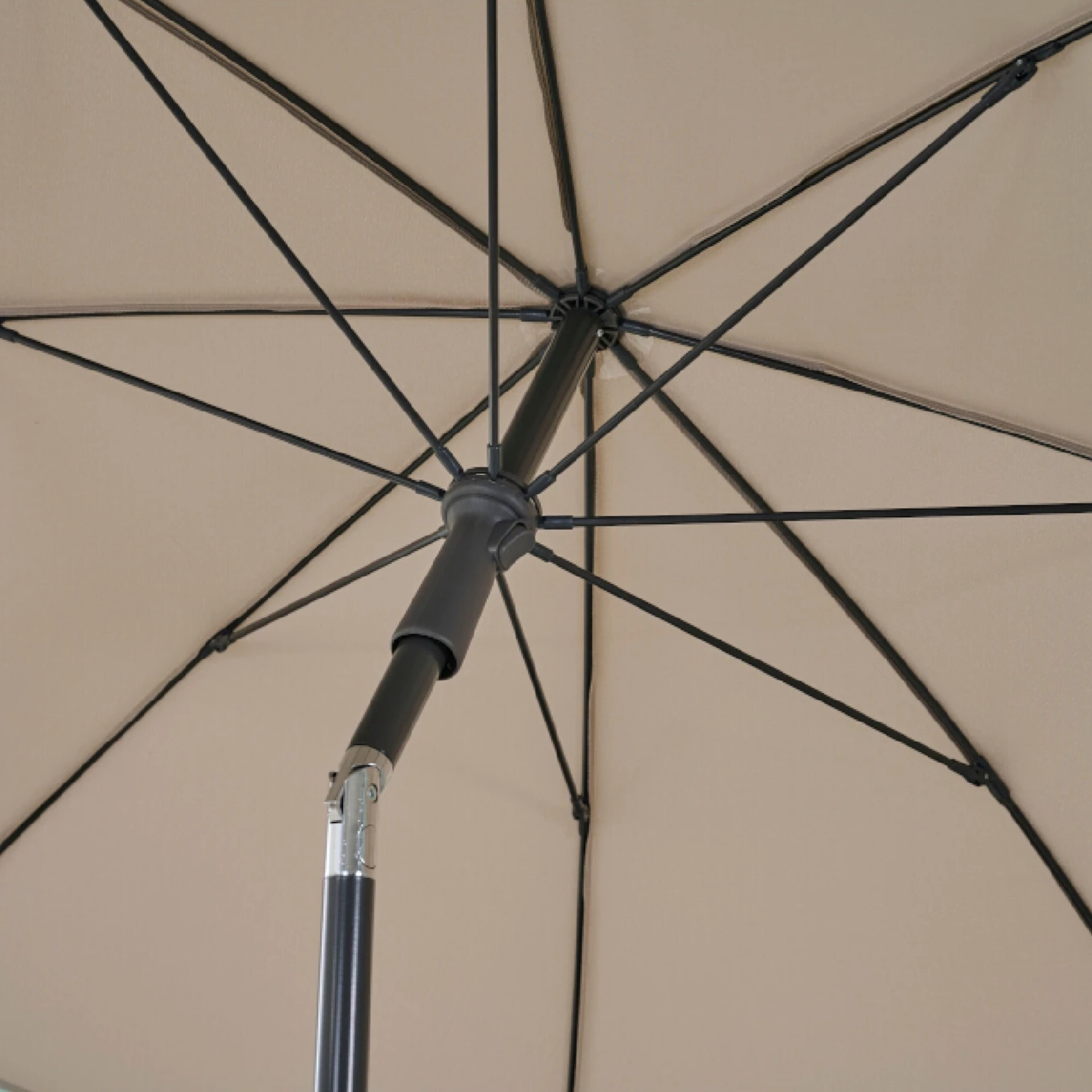 CITY Push Mittelstockschirm | Ø 180 cm | beige-ni...