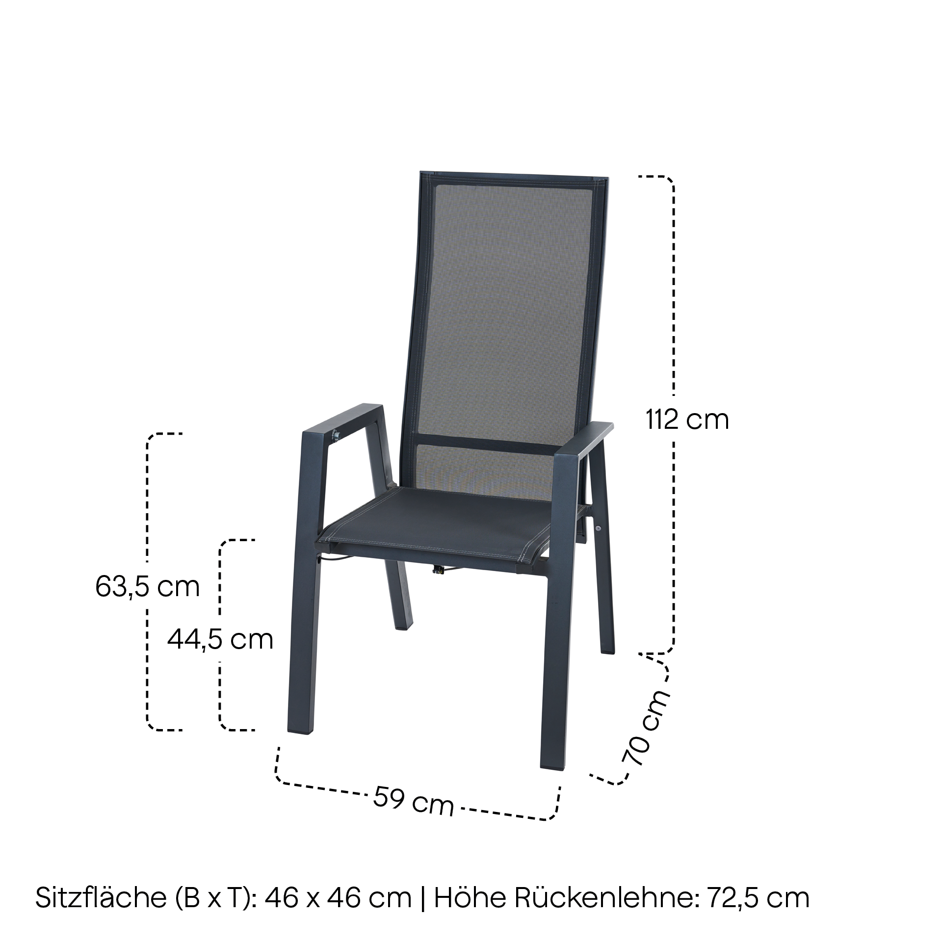 VALENCIA Move Gartensessel | RANOTEX® dunkelgrau ...