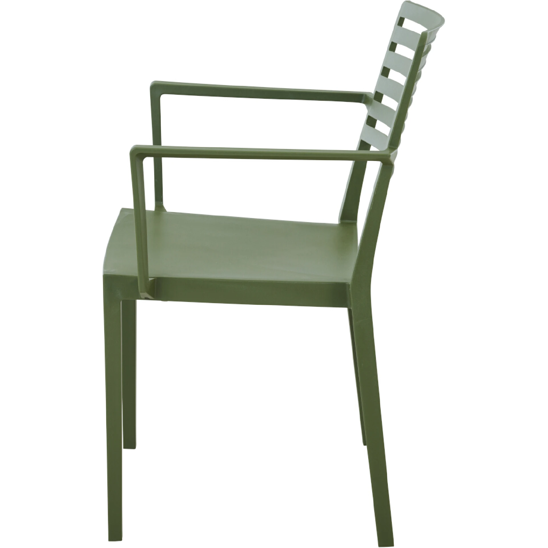 ALLEY Stapelsessel mit Armlehne | olive | Urban Li...