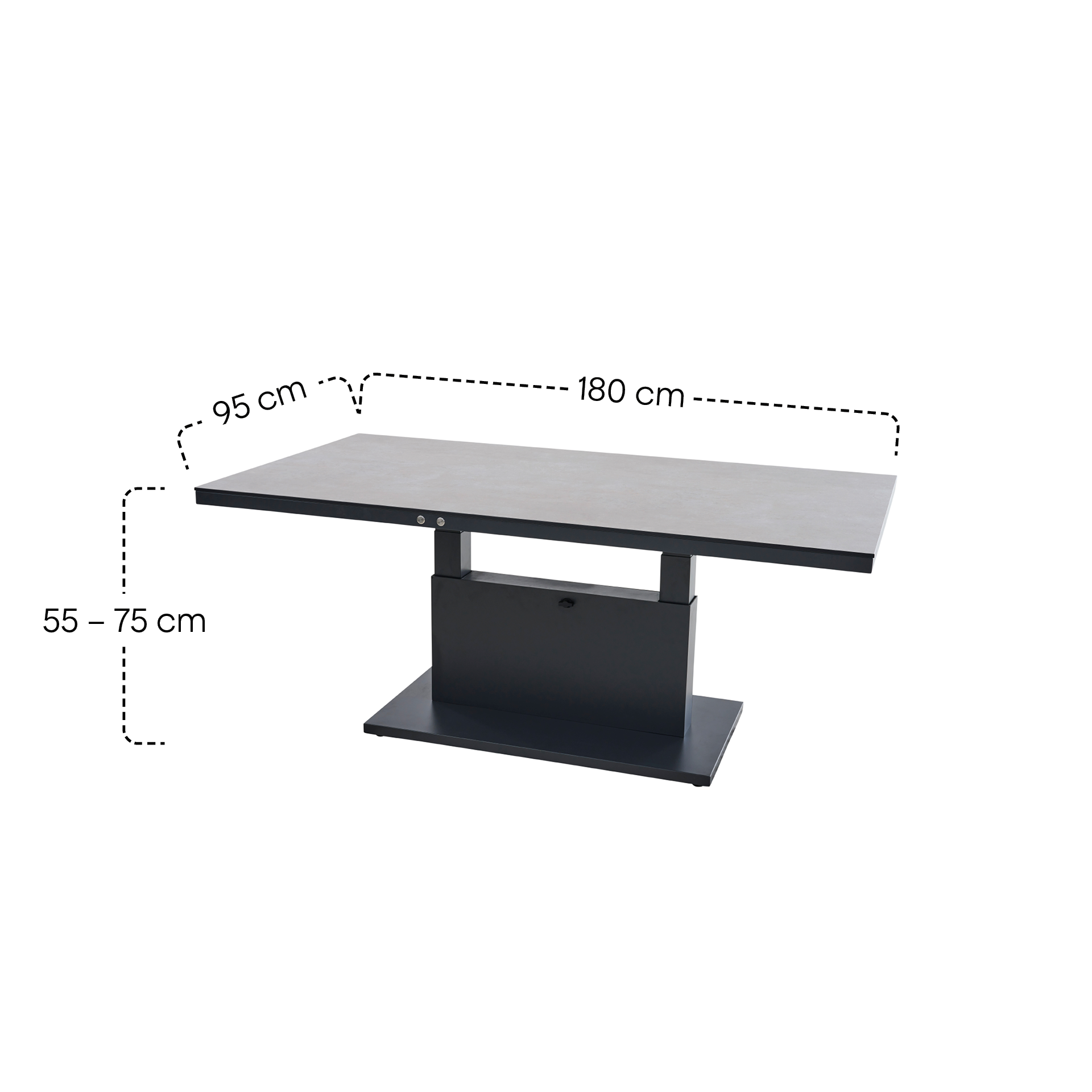 TALINA+ elektrisch höhenverstellbarer Tisch | 180...