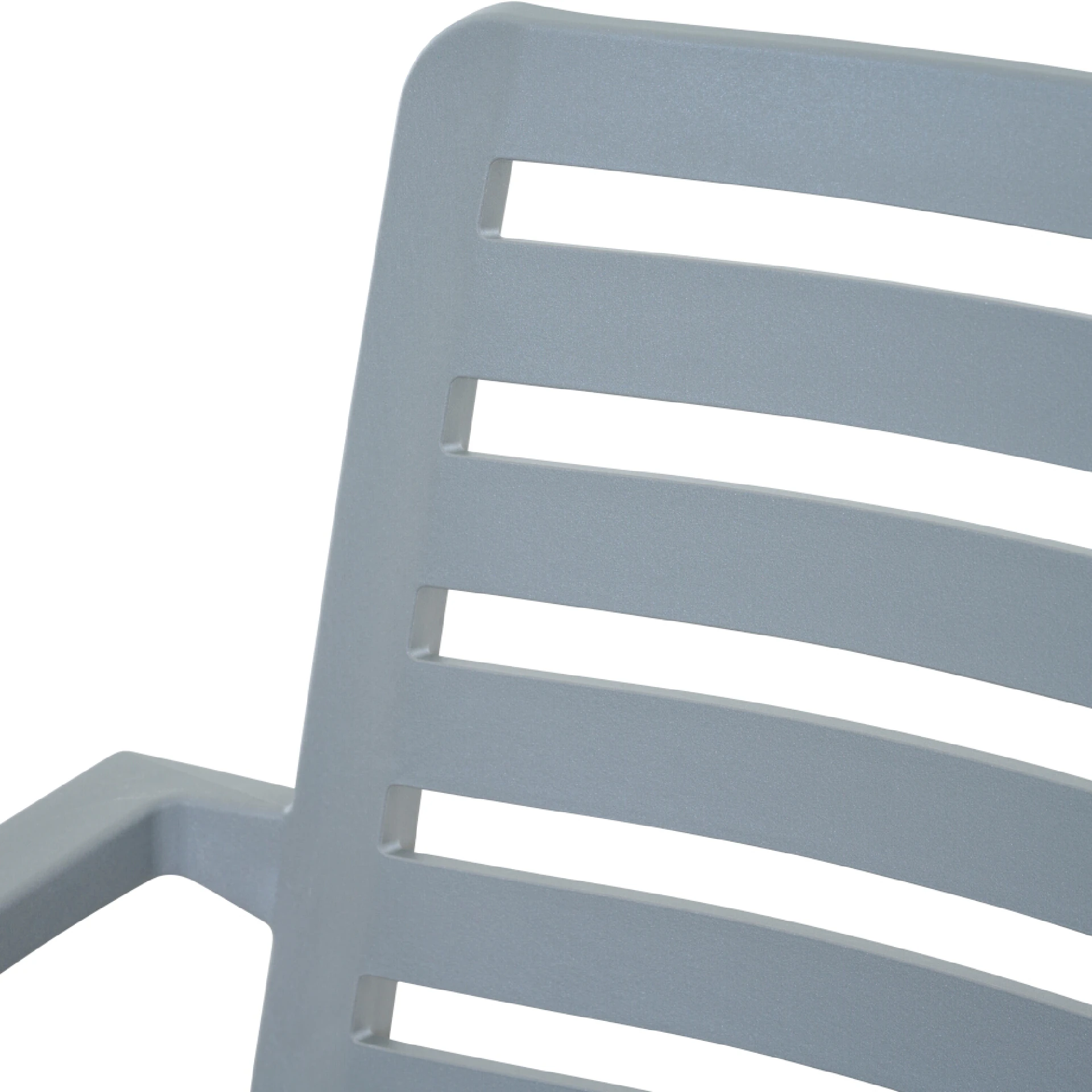 ALLEY Stapelsessel mit Armlehne | grau | Urban Lig...