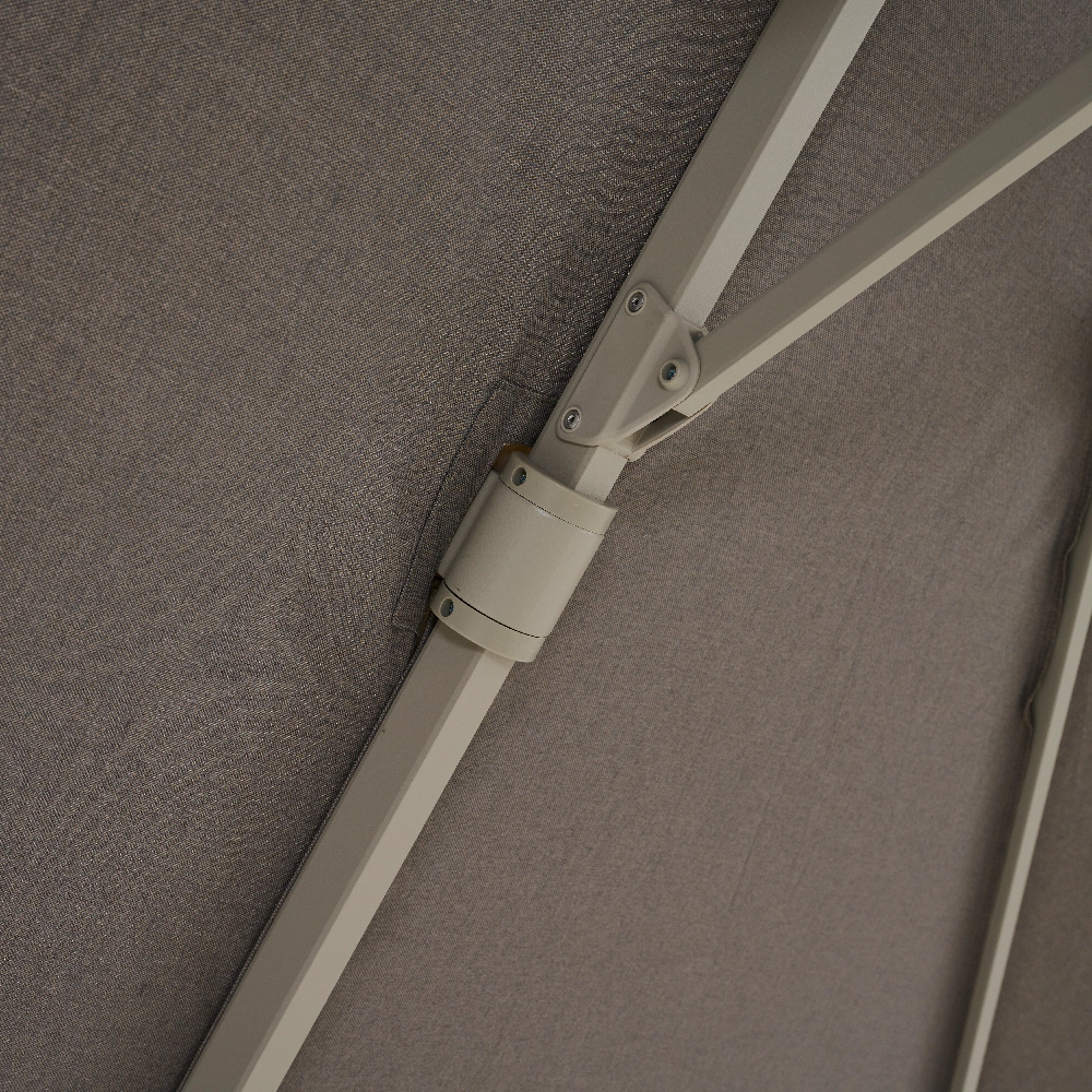 PINO N+ Ampelschirm | Ø 350 cm | taupe-meliert / ...