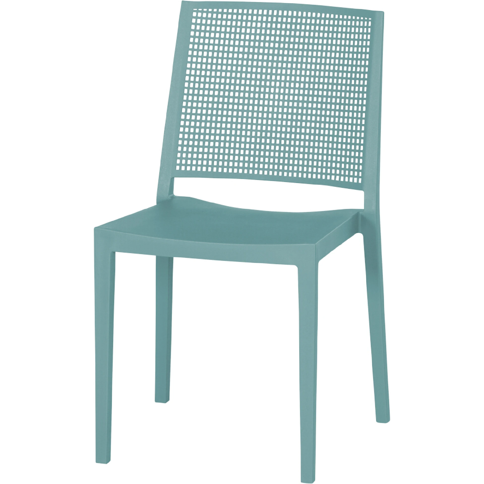 SQUARE Stapelstuhl | nilgrün | Urban Lights