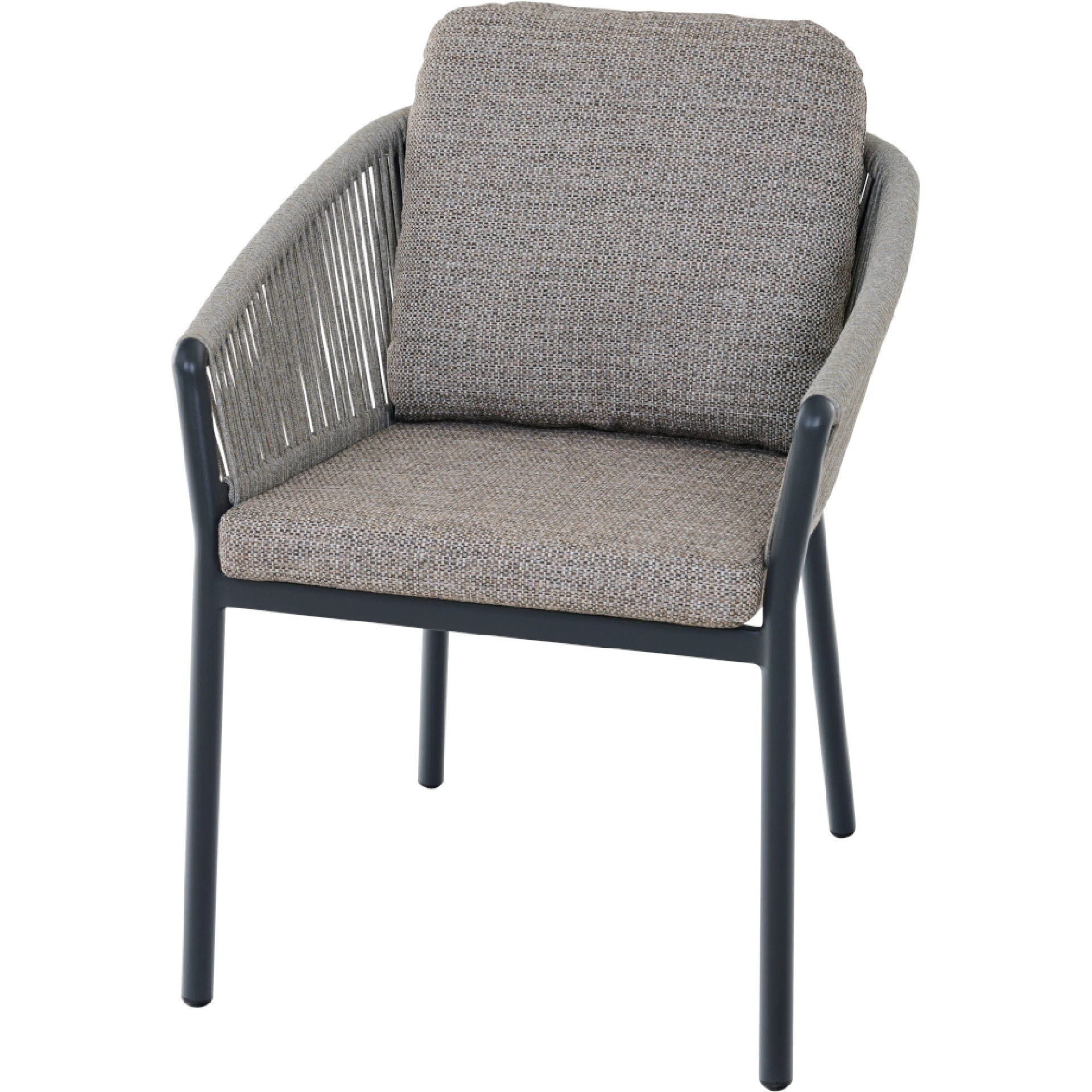 MERANO Stapelsessel | inkl. Kissen | taupe grau / ...