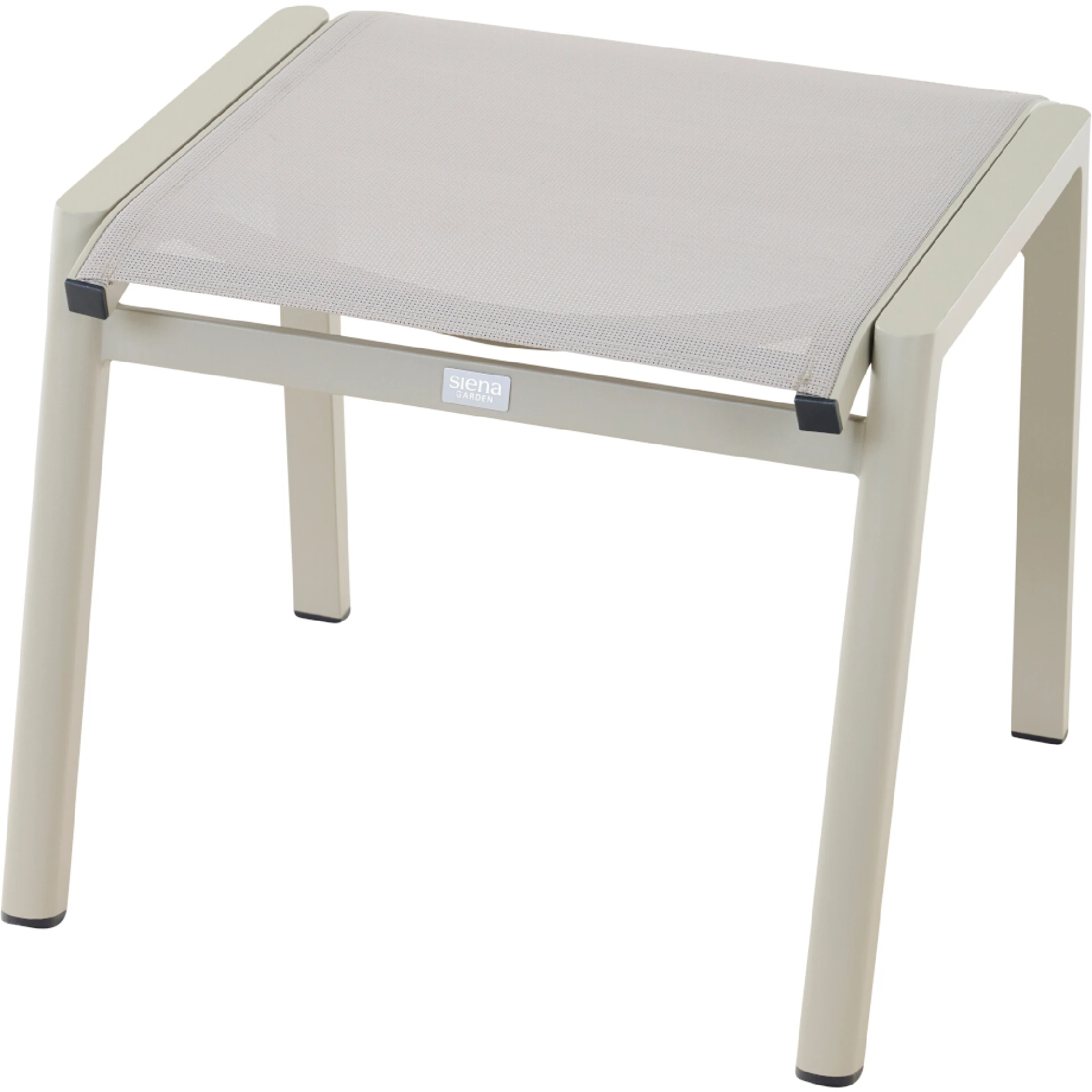 BOLOGNA Hocker | taupe grau / seidengrau