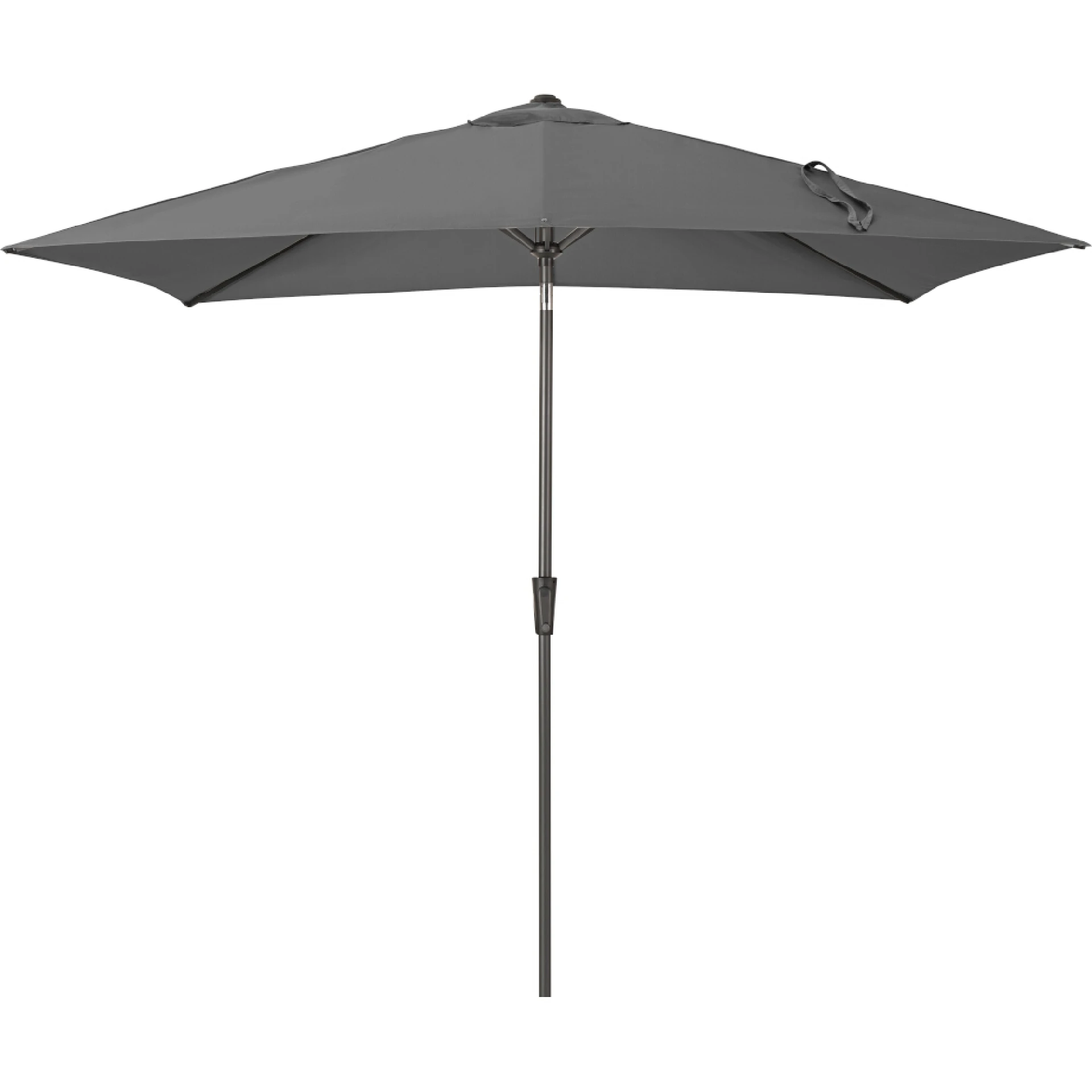 FAGUS Mittelstockschirm Autotilt | 250 x 200 cm | anthrazit / anthrazit