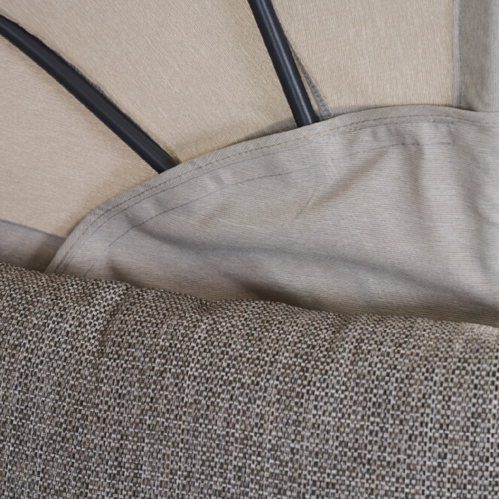 BALI Loungeset | 2er Bank + Fußablage + 2 Tische ...