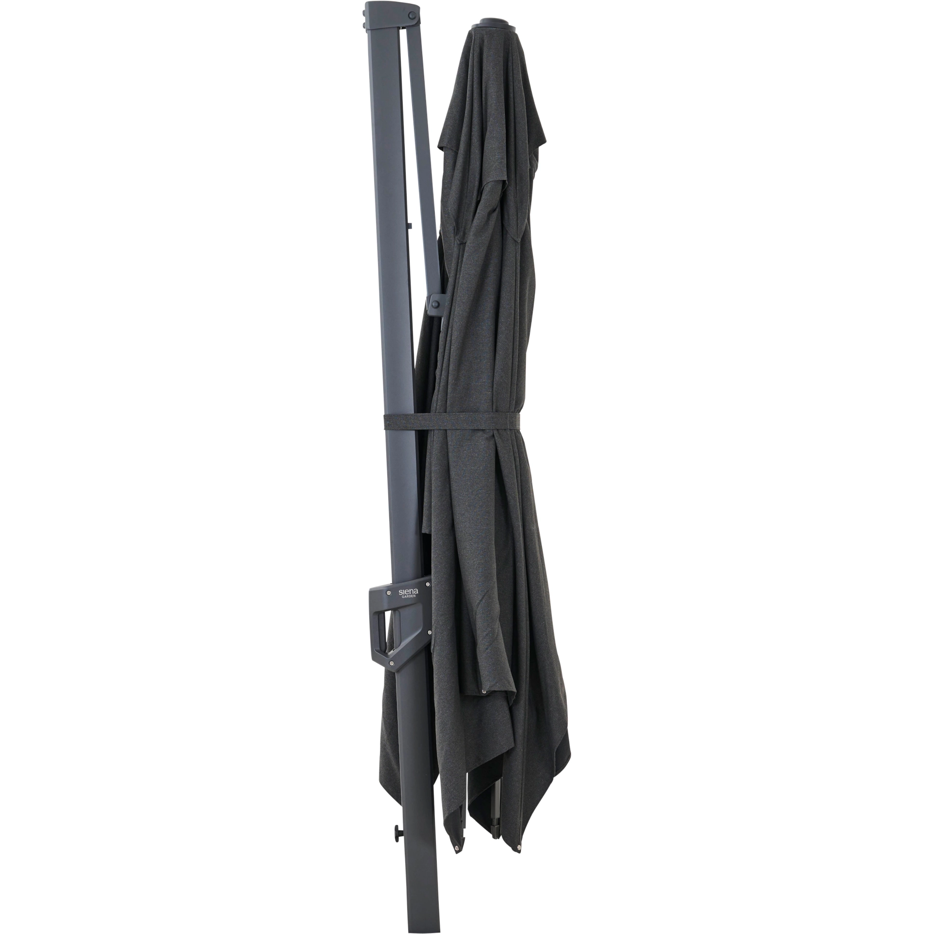 PINO N+ zweefparasol | 350 x 260 cm | antraciet-mel...