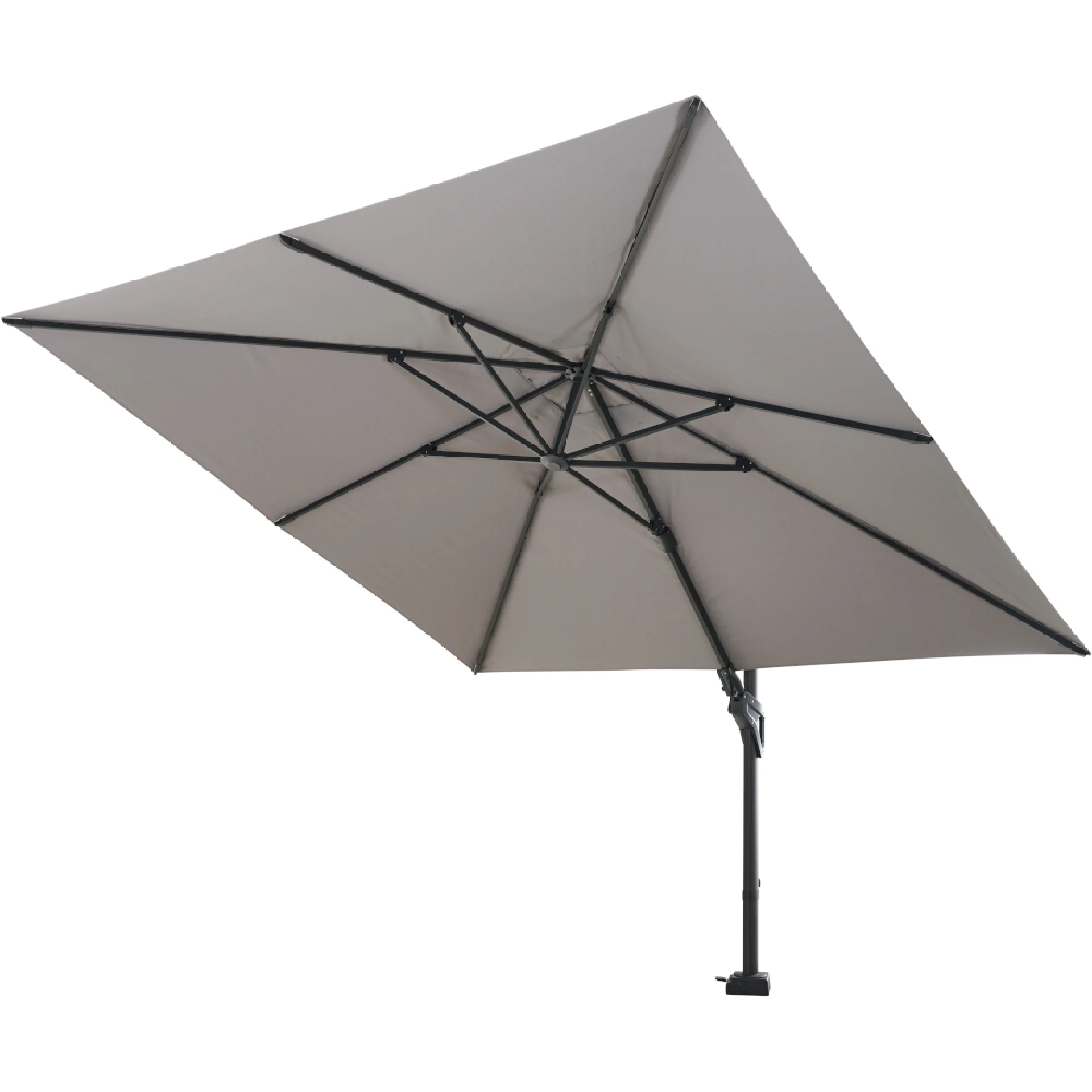 FAGUS N+ Ampelschirm | 300 x 300 cm | grau / anthr...