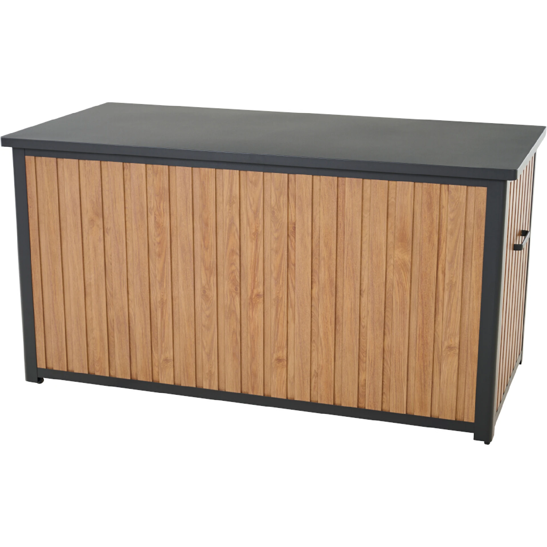SABANO Kissenbox | 159 x 79 x 83 cm | Teak / anthrazit