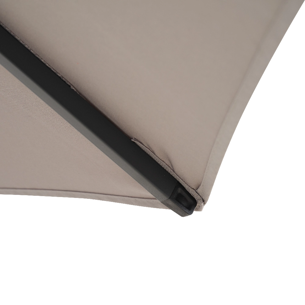 FAGUS parasol met middenstok en zwengel | Ø 250 cm | grijs ...