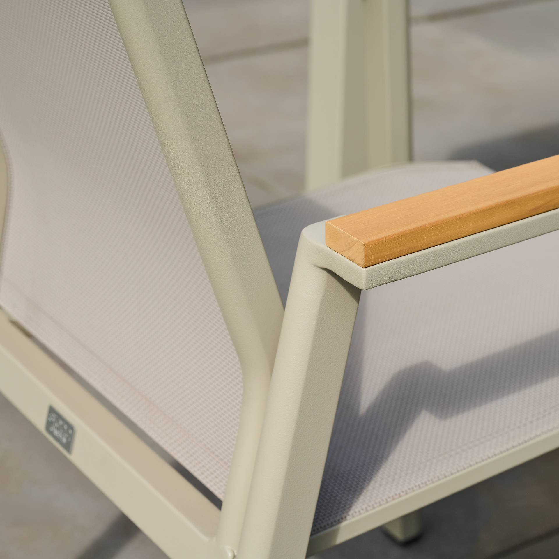 REPTON BOLOGNA | Teakholz FSC 100 %  | taupe grau ...