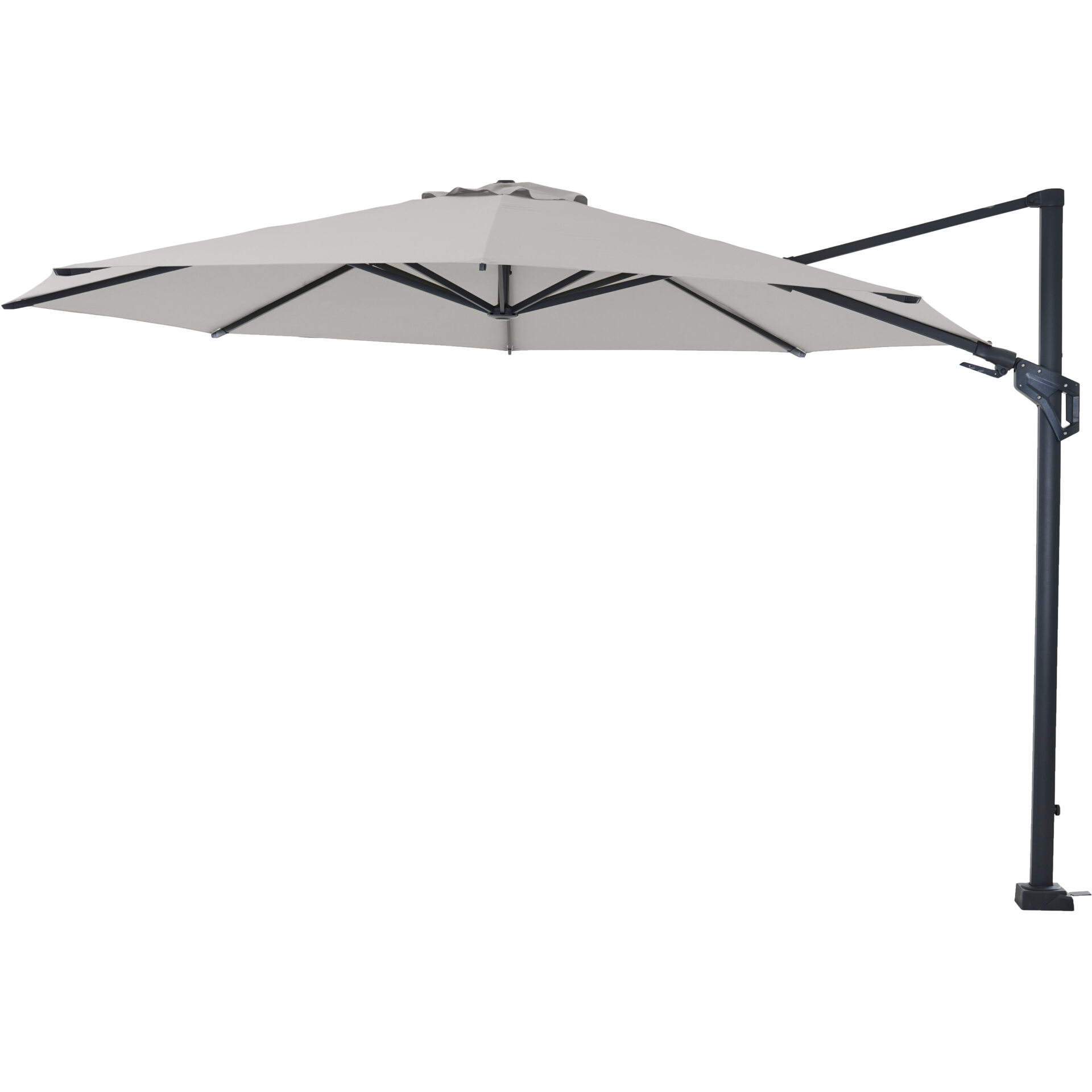 FAGUS N+ Ampelschirm | Ø 350 cm | grau / anthrazi...