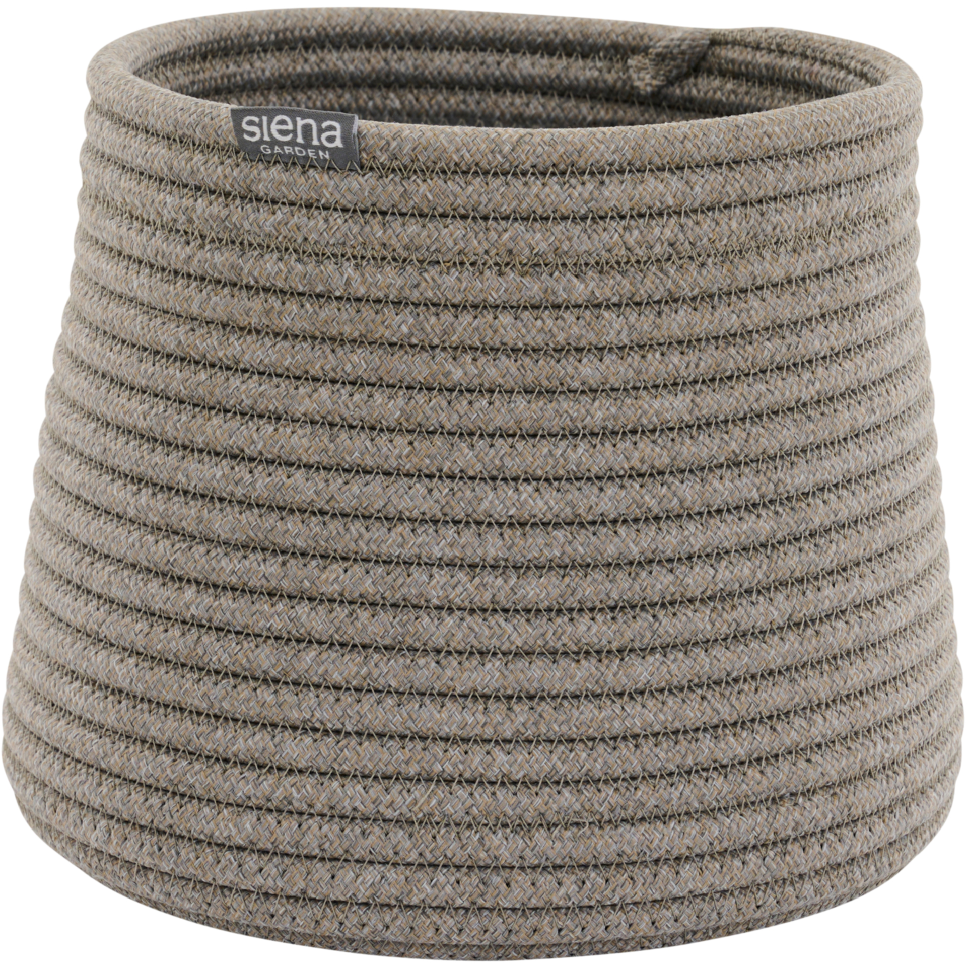 Pflanzgefäß | LINEA Ø 24/20 cm grau Kordel | SI...