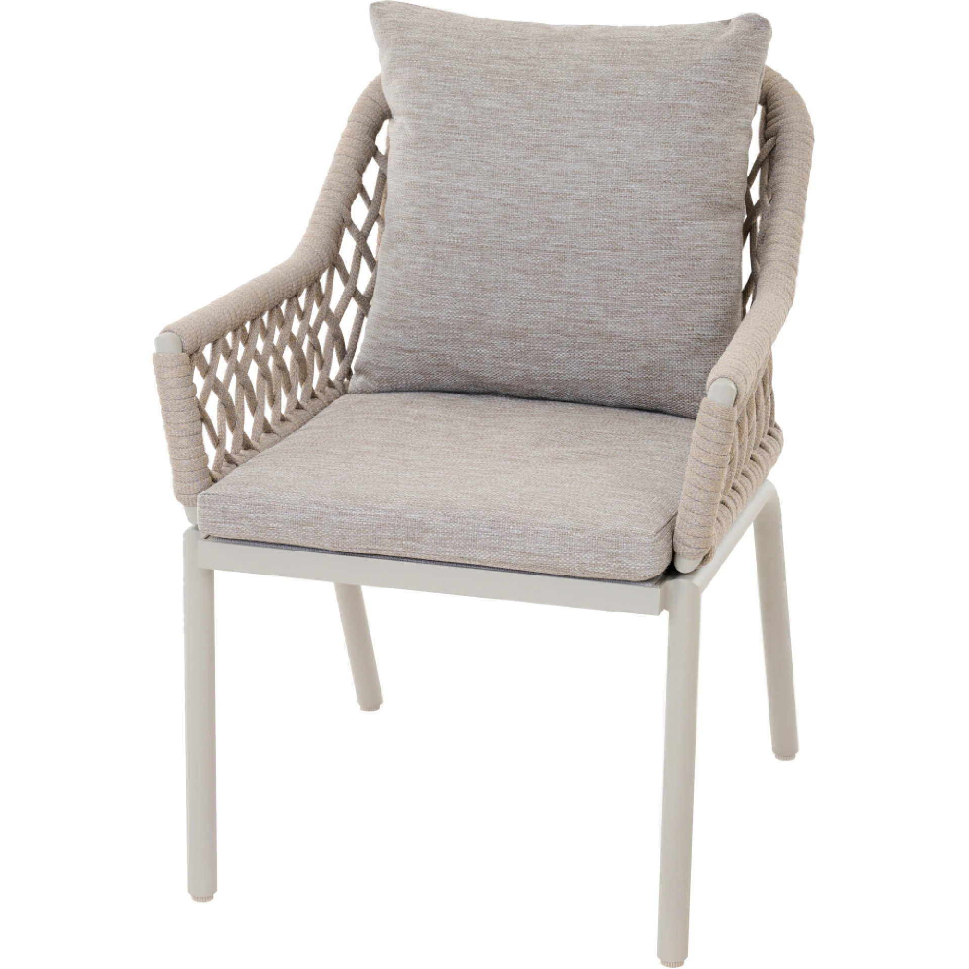 CHESTER Gartensessel | taupe grau / seidengrau