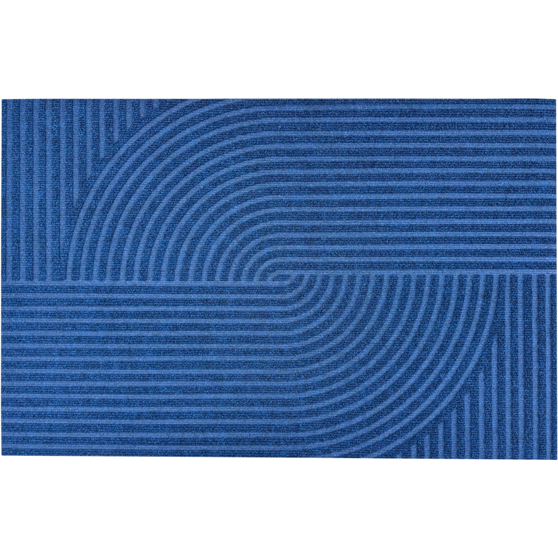 Fußmatten | Fußmatte CIRCLE 60 x 90 cm dunkelbla...