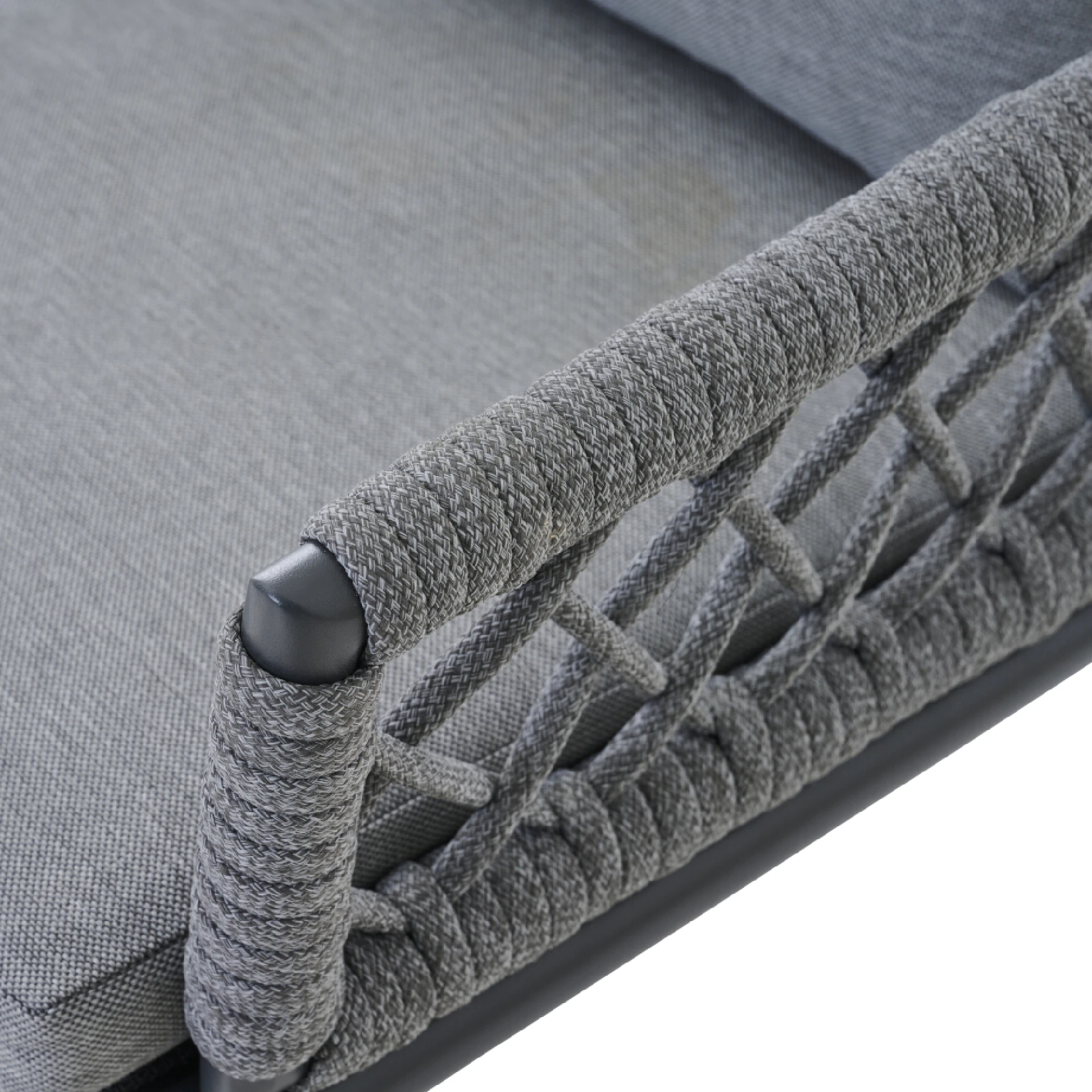 CHESTER Gartensessel | hellgrau mix / anthrazit