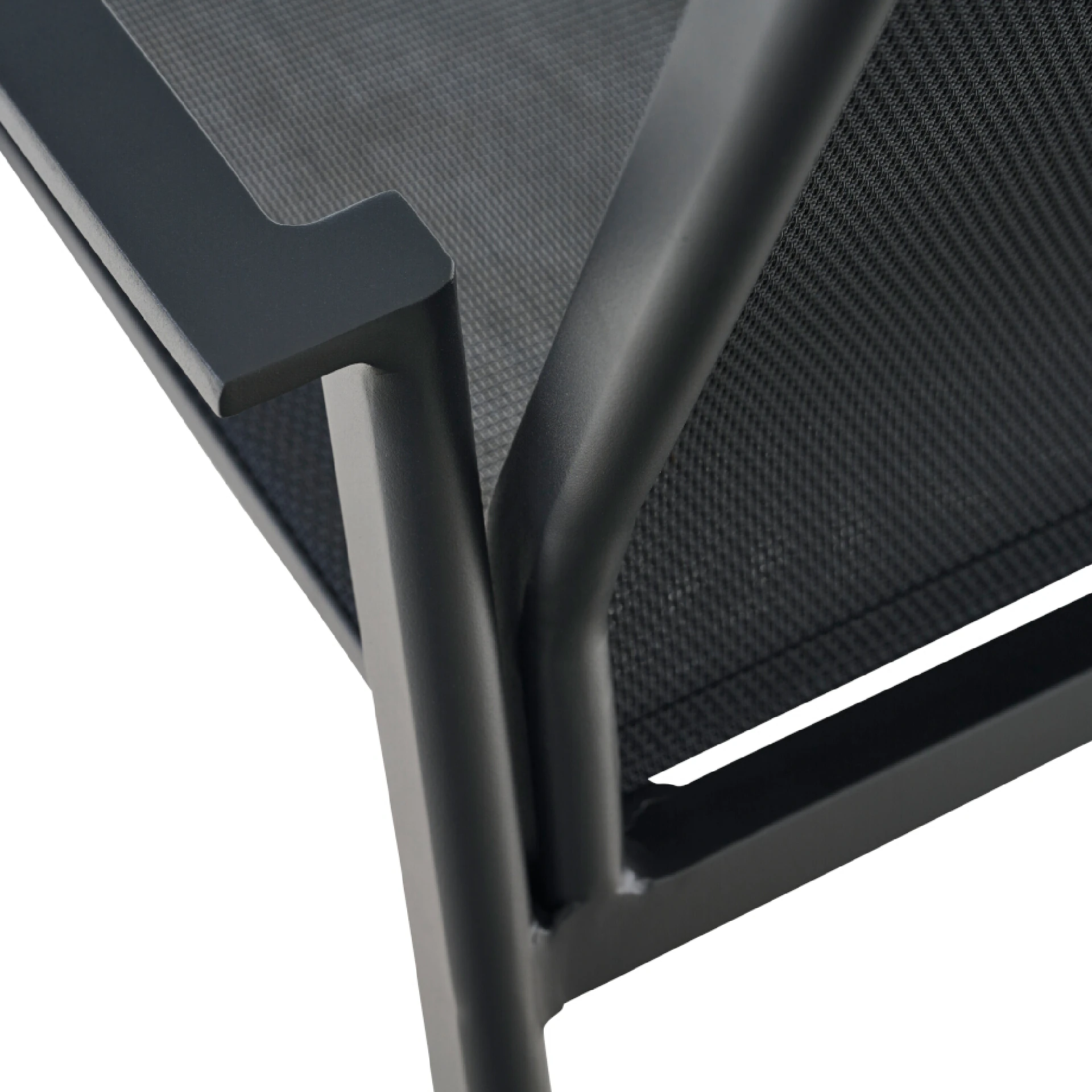 BOLOGNA Stapelsessel mit Armlehne | grau / anthraz...